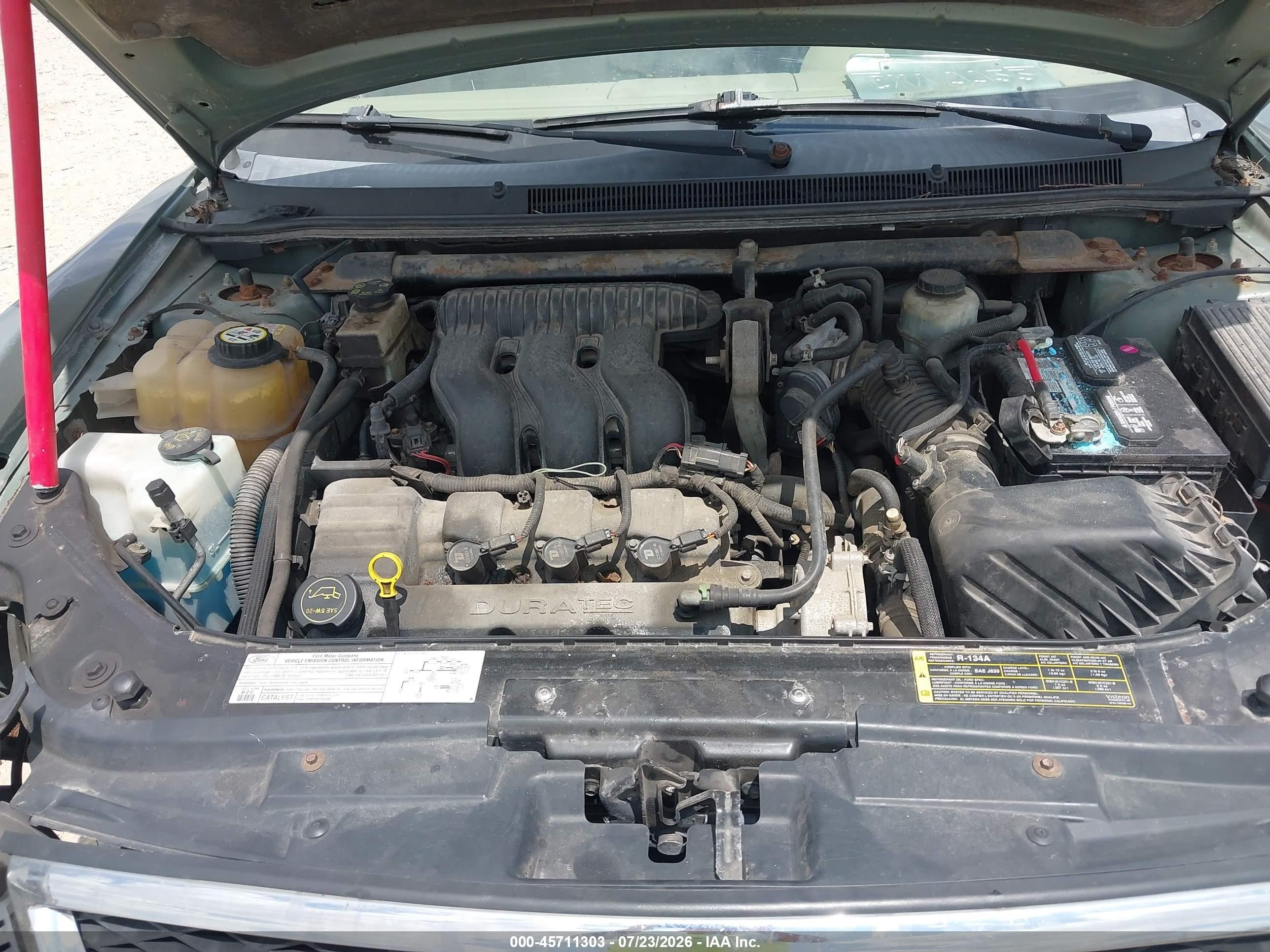 2005 Ford Five Hundred Se Green vin: 1FAFP23185G128805