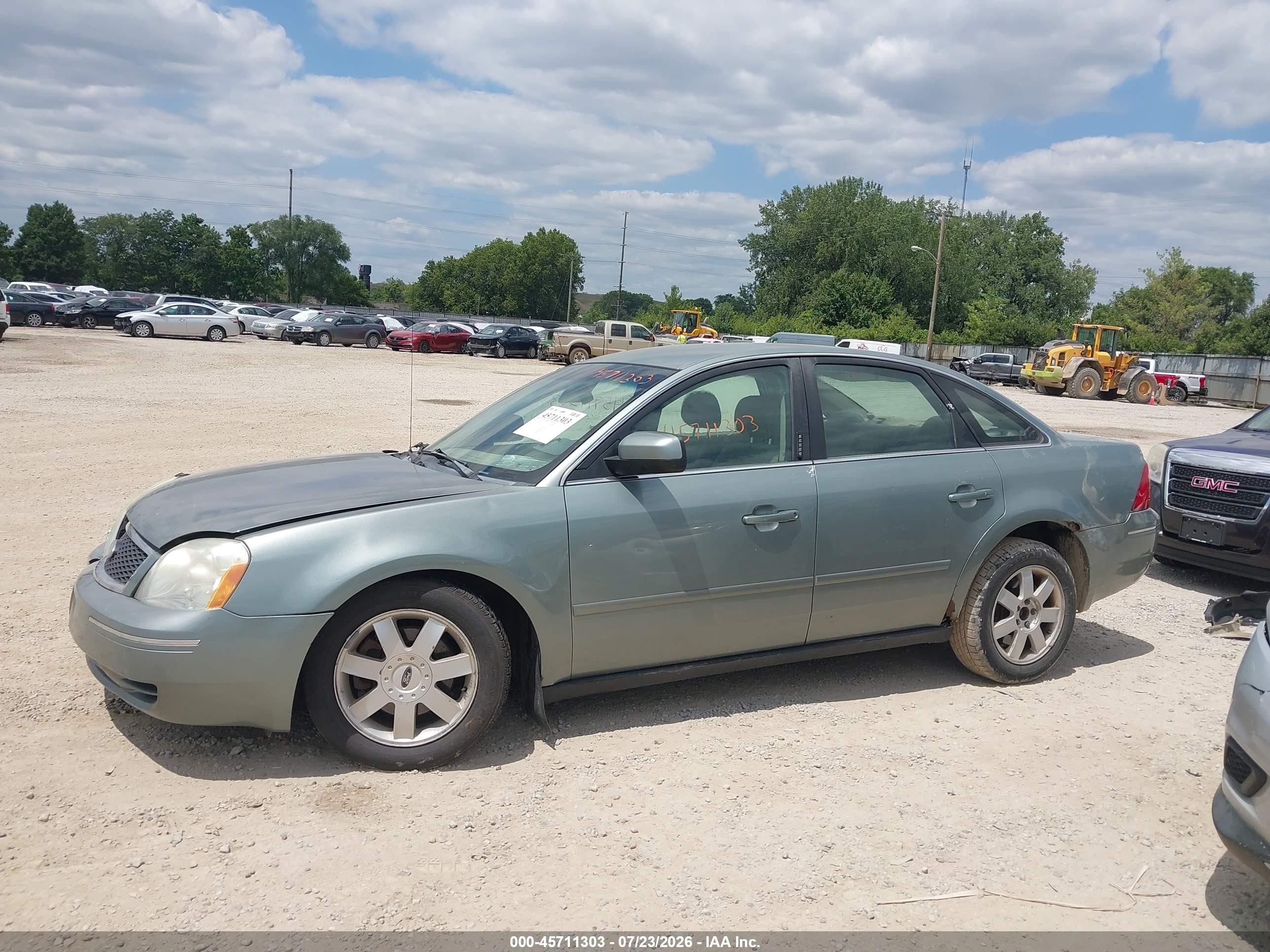 2005 Ford Five Hundred Se Green vin: 1FAFP23185G128805