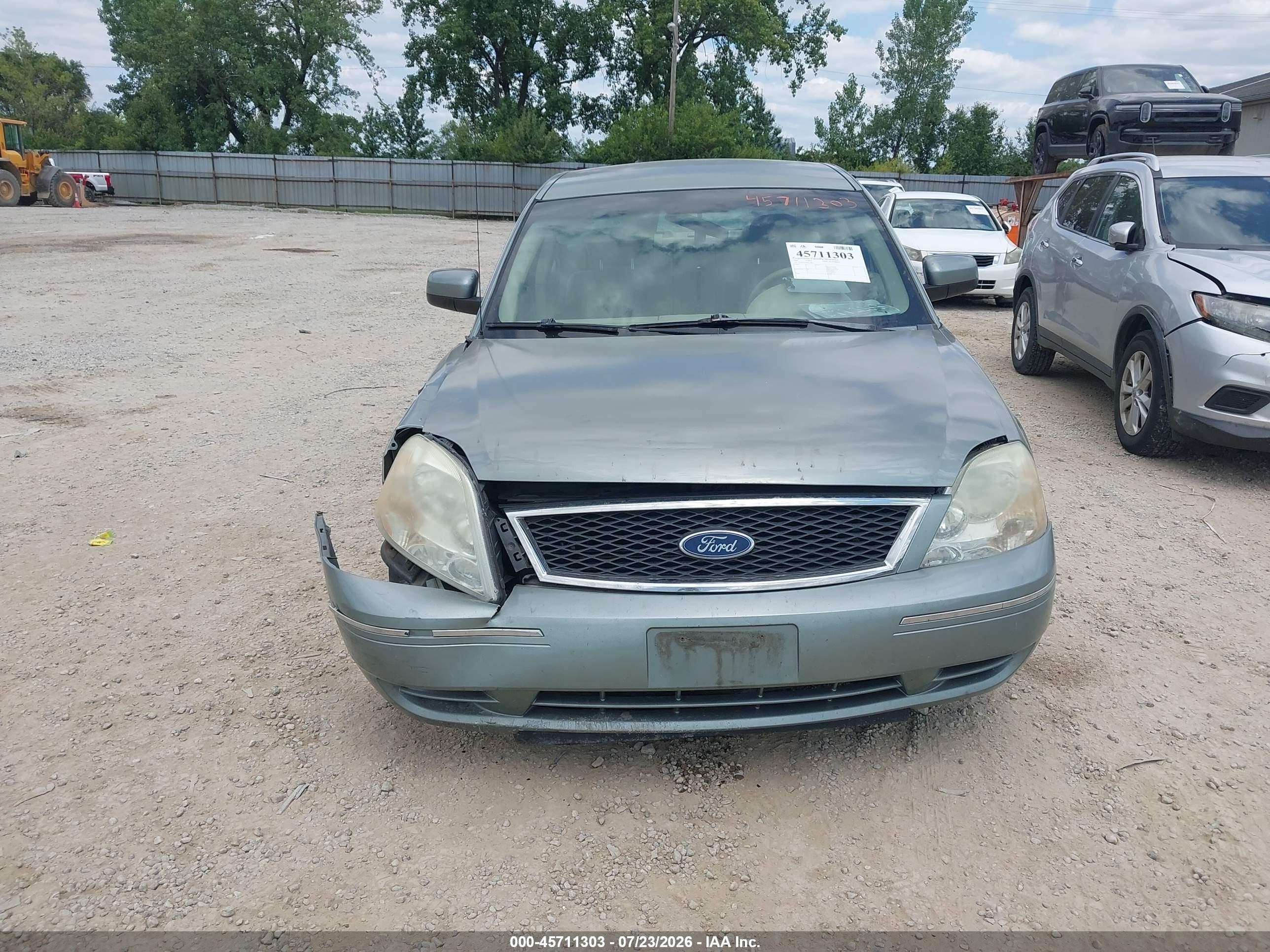 2005 Ford Five Hundred Se Green vin: 1FAFP23185G128805