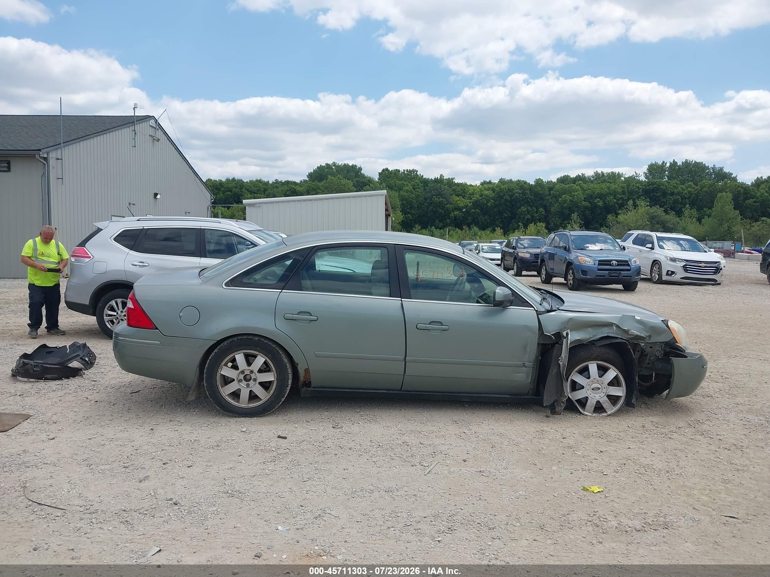 2005 Ford Five Hundred Se Green vin: 1FAFP23185G128805