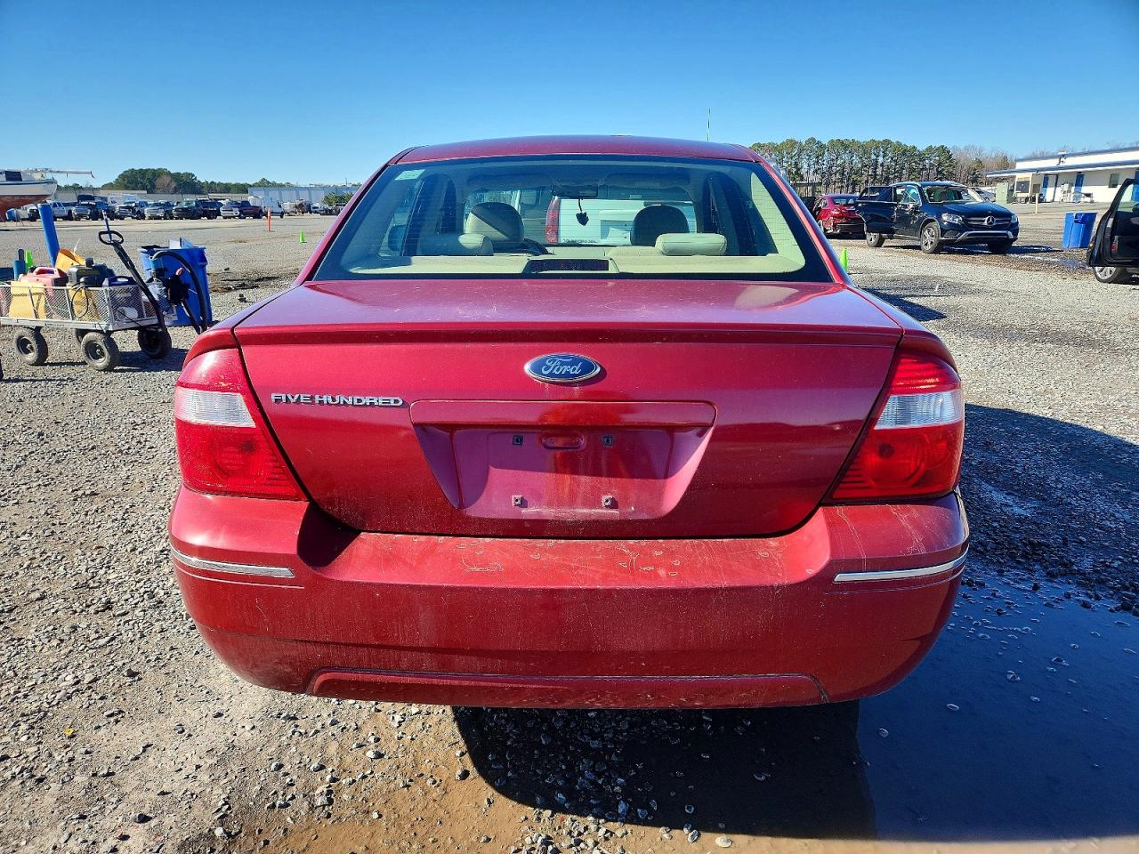 2005 Ford Five Hundred Sel Red vin: 1FAFP24105G178337