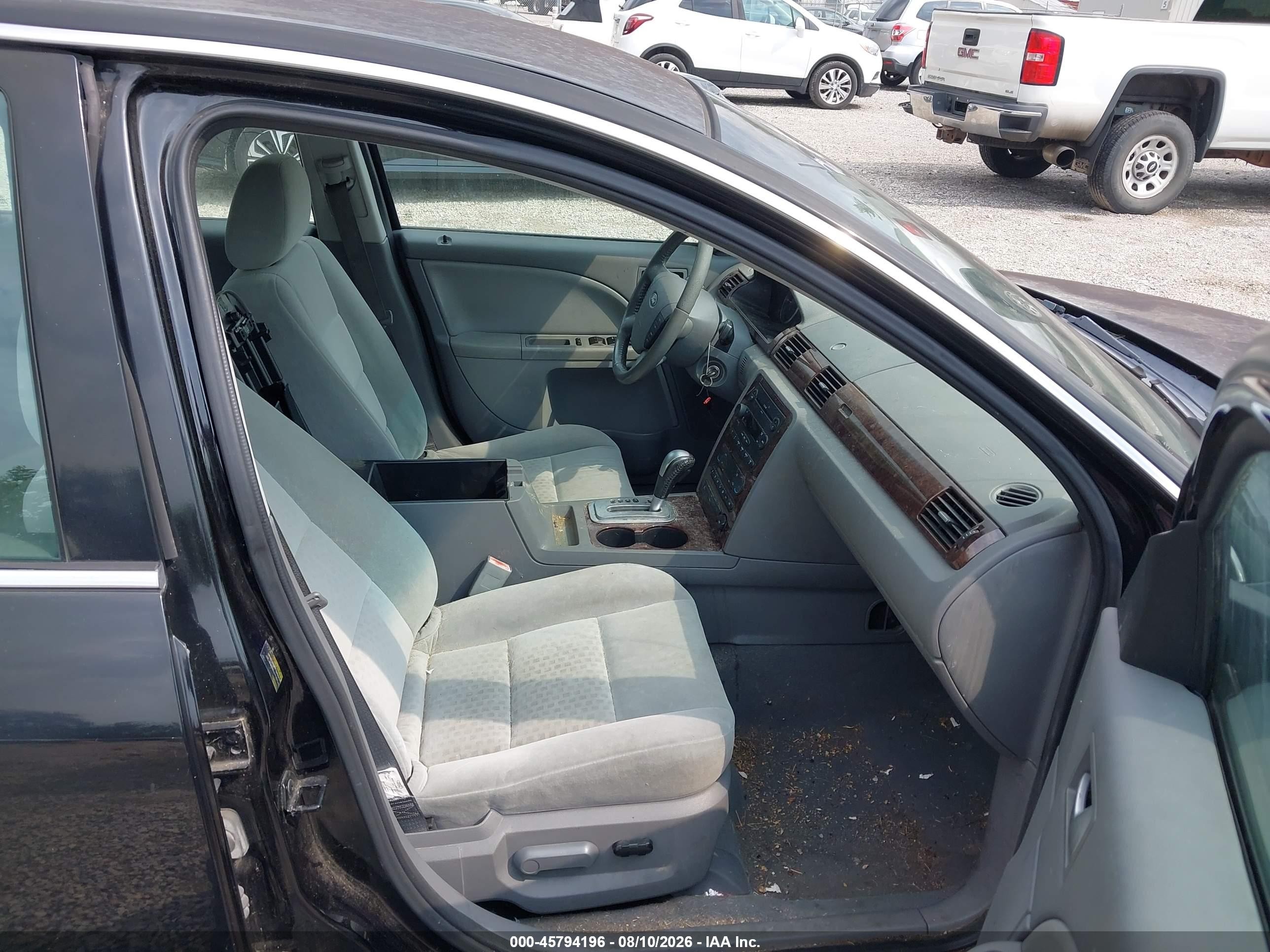 2007 Ford Five Hundred Sel Black vin: 1FAFP24107G118867
