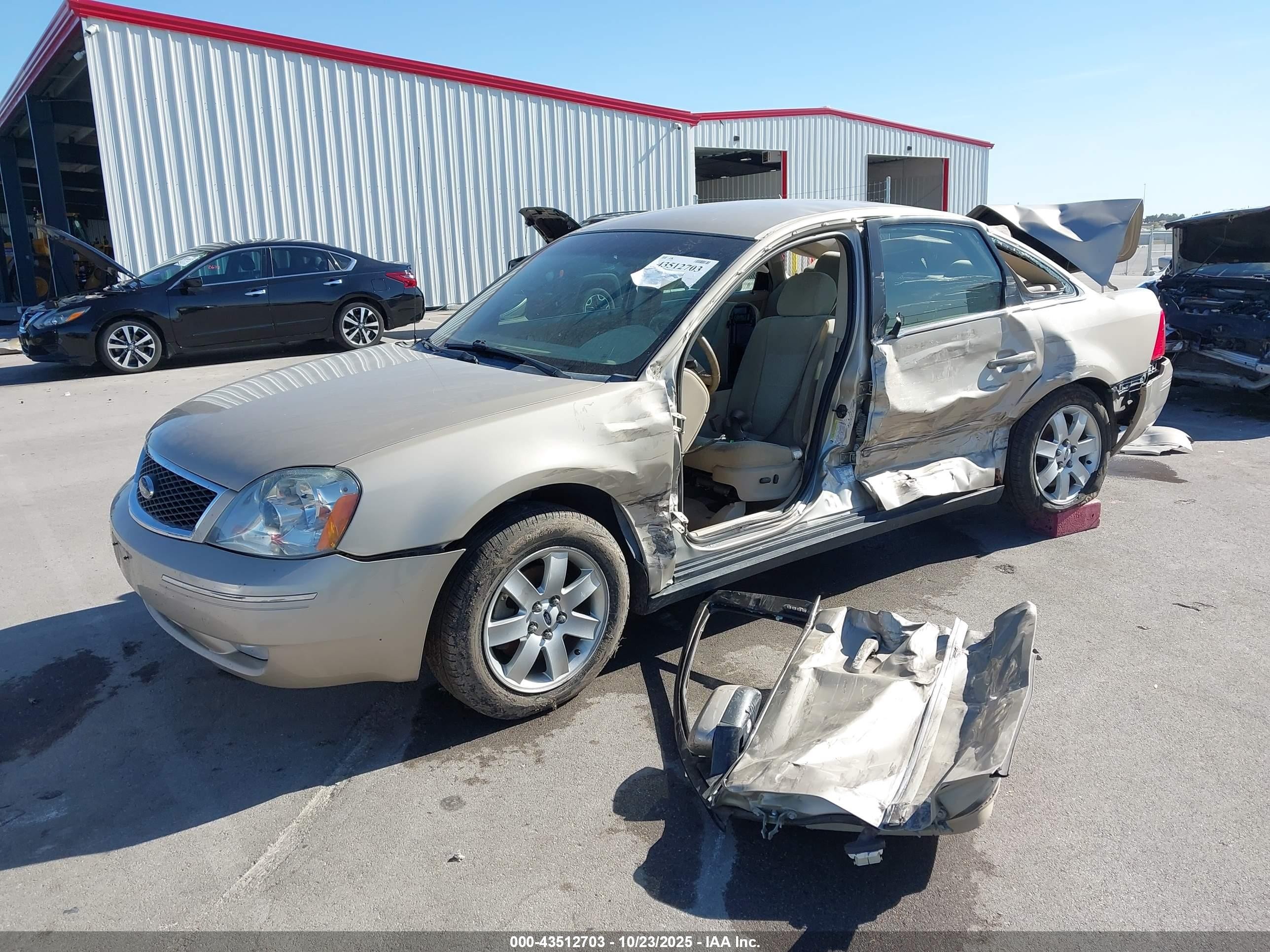 2006 Ford Five Hundred Sel Brown vin: 1FAFP24116G100635