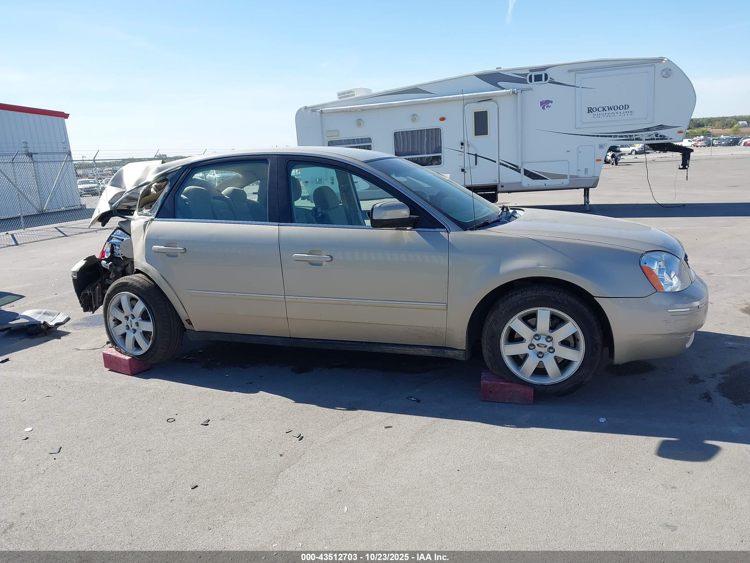 2006 Ford Five Hundred Sel Brown vin: 1FAFP24116G100635