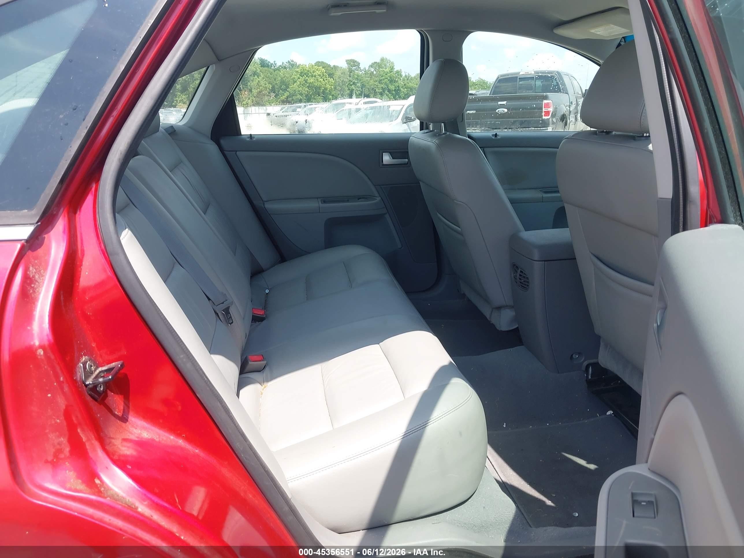 2006 Ford Five Hundred Sel Red vin: 1FAFP24116G151780