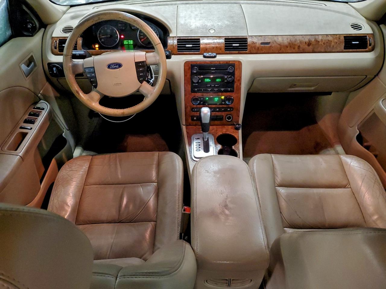 2007 Ford Five Hundred Sel Tan vin: 1FAFP24127G107918
