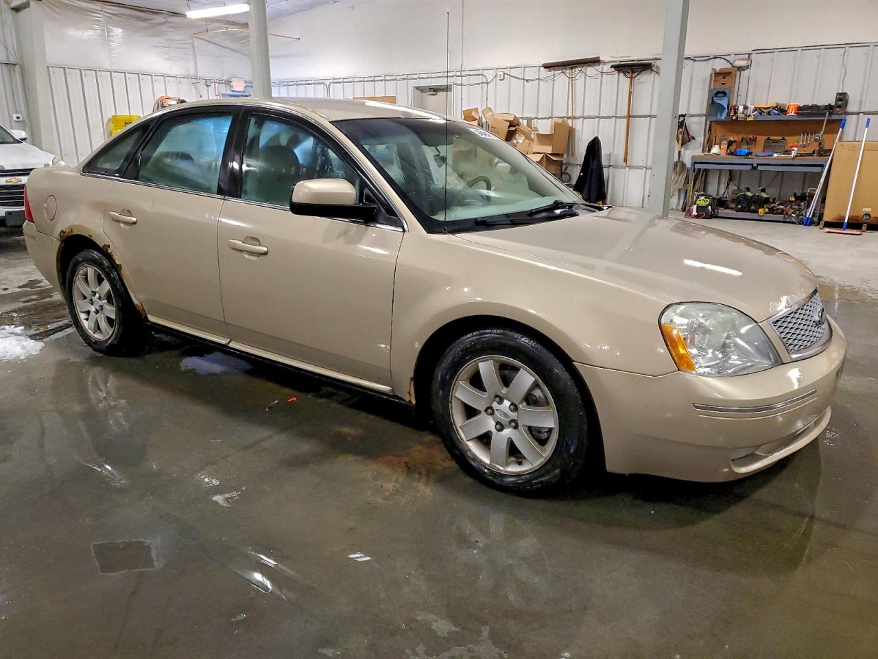 2007 Ford Five Hundred Sel Tan vin: 1FAFP24127G107918
