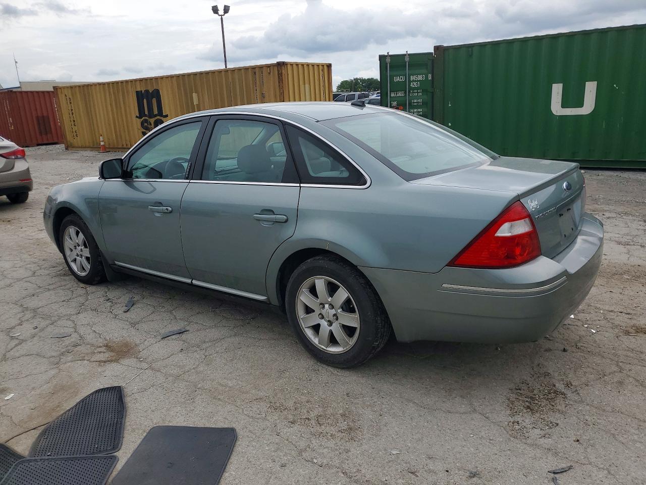 2007 Ford Five Hundred Sel Green vin: 1FAFP24127G109359