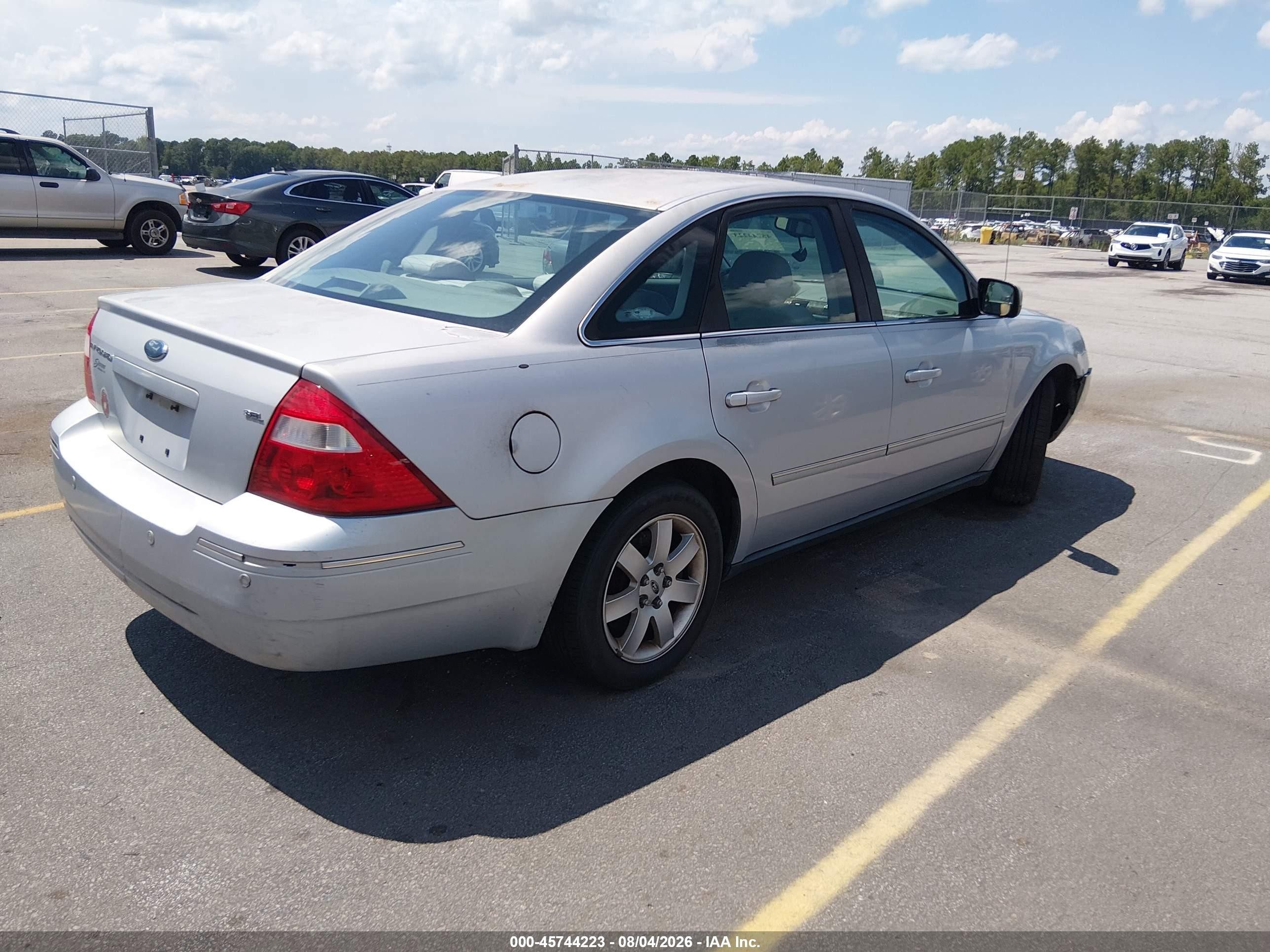 2005 Ford Five Hundred Sel Silver vin: 1FAFP24135G113241