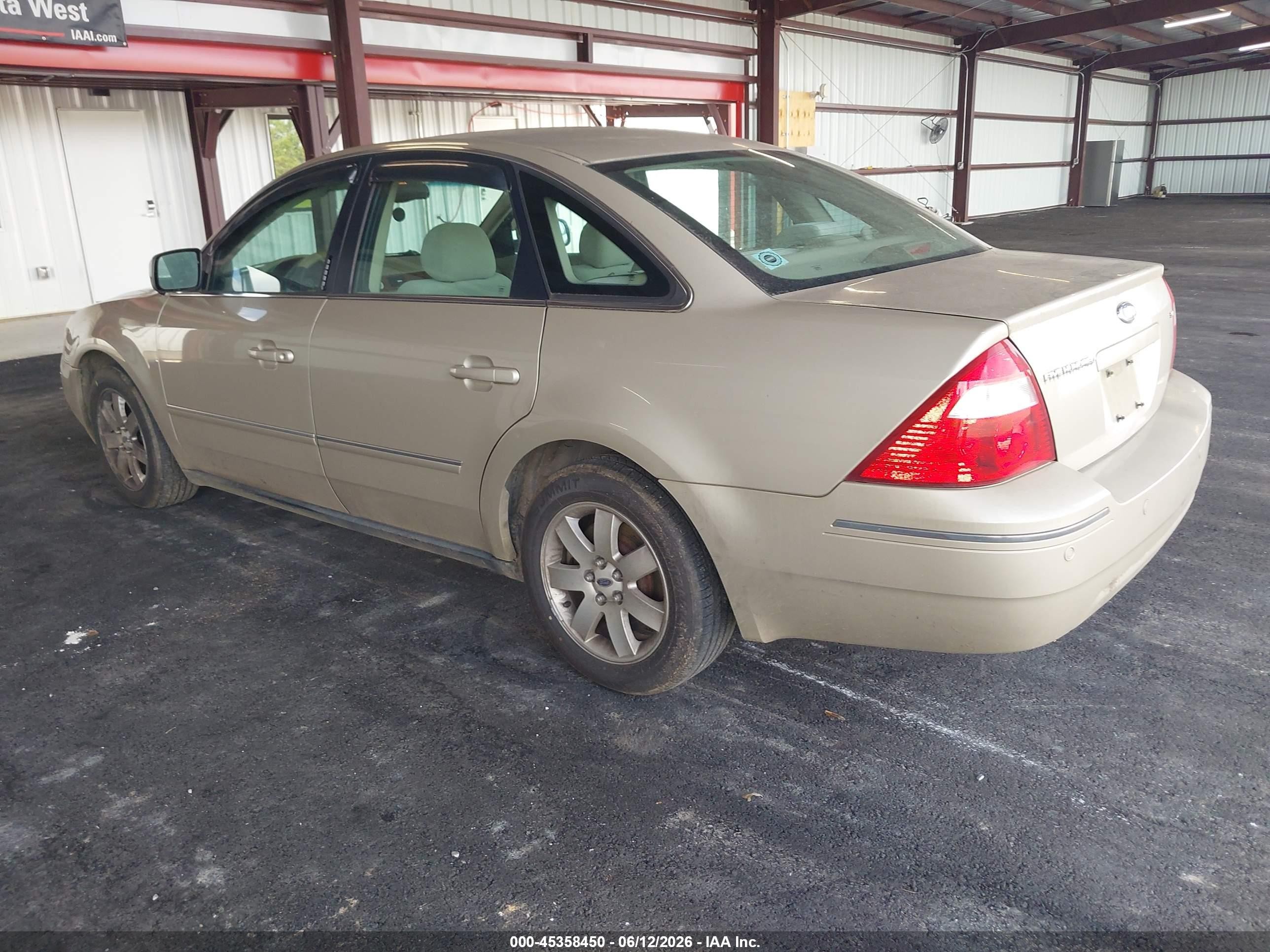 2005 Ford Five Hundred Sel Champagne vin: 1FAFP24135G132629