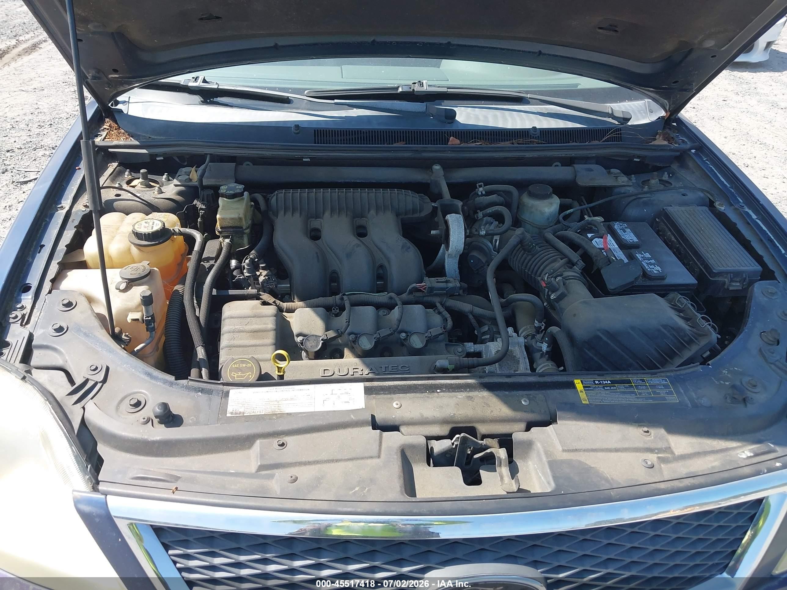 2005 Ford Five Hundred Sel Blue vin: 1FAFP24135G132839