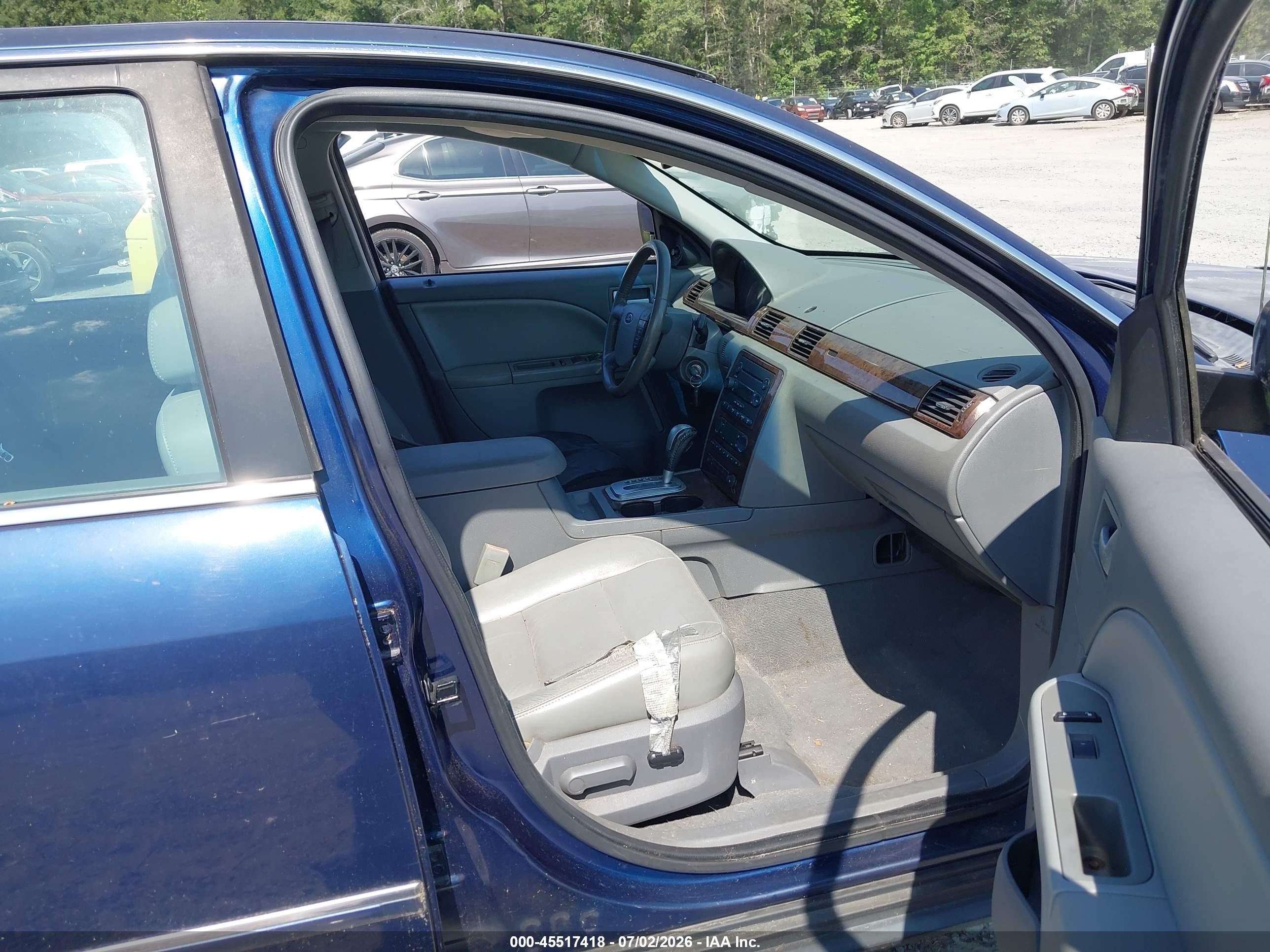 2005 Ford Five Hundred Sel Blue vin: 1FAFP24135G132839