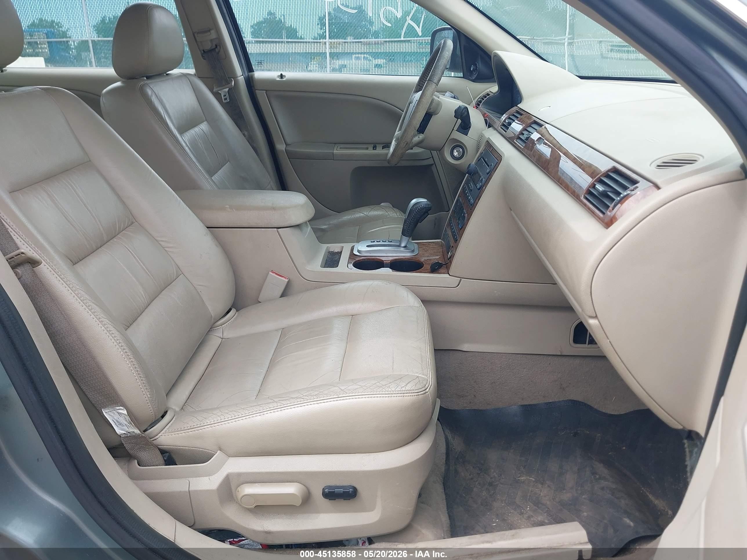 2005 Ford Five Hundred Sel Green vin: 1FAFP24135G197917
