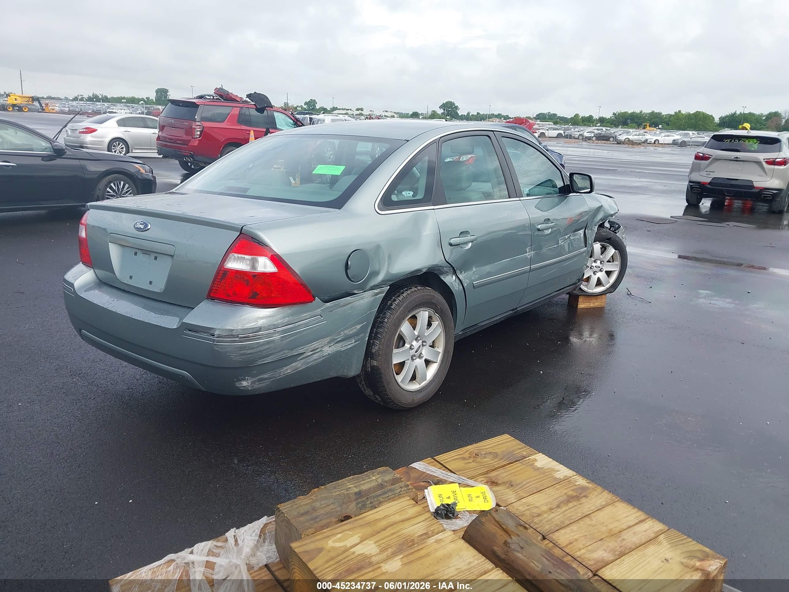 2006 Ford Five Hundred Sel Gray vin: 1FAFP24136G150842