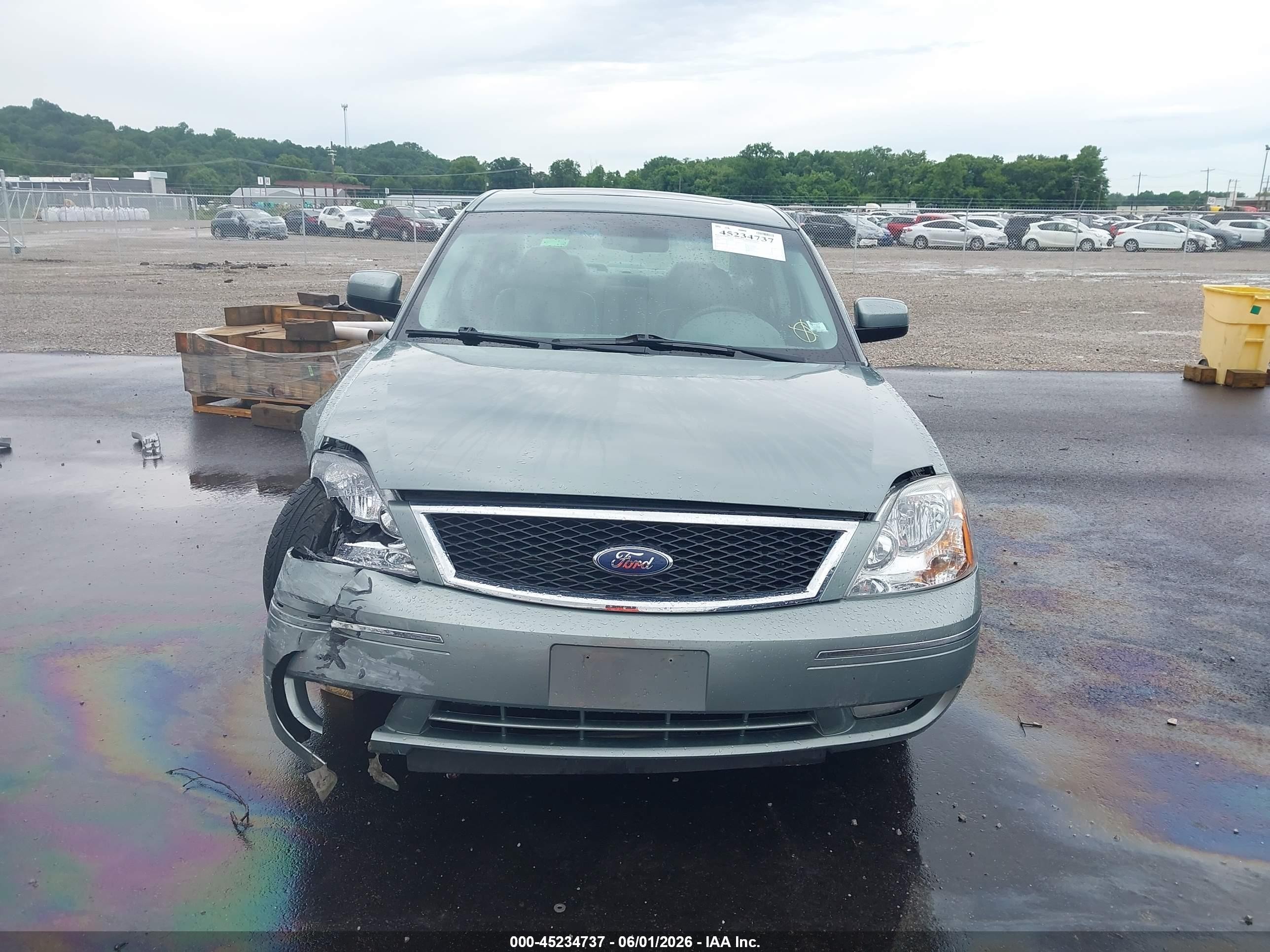 2006 Ford Five Hundred Sel Gray vin: 1FAFP24136G150842