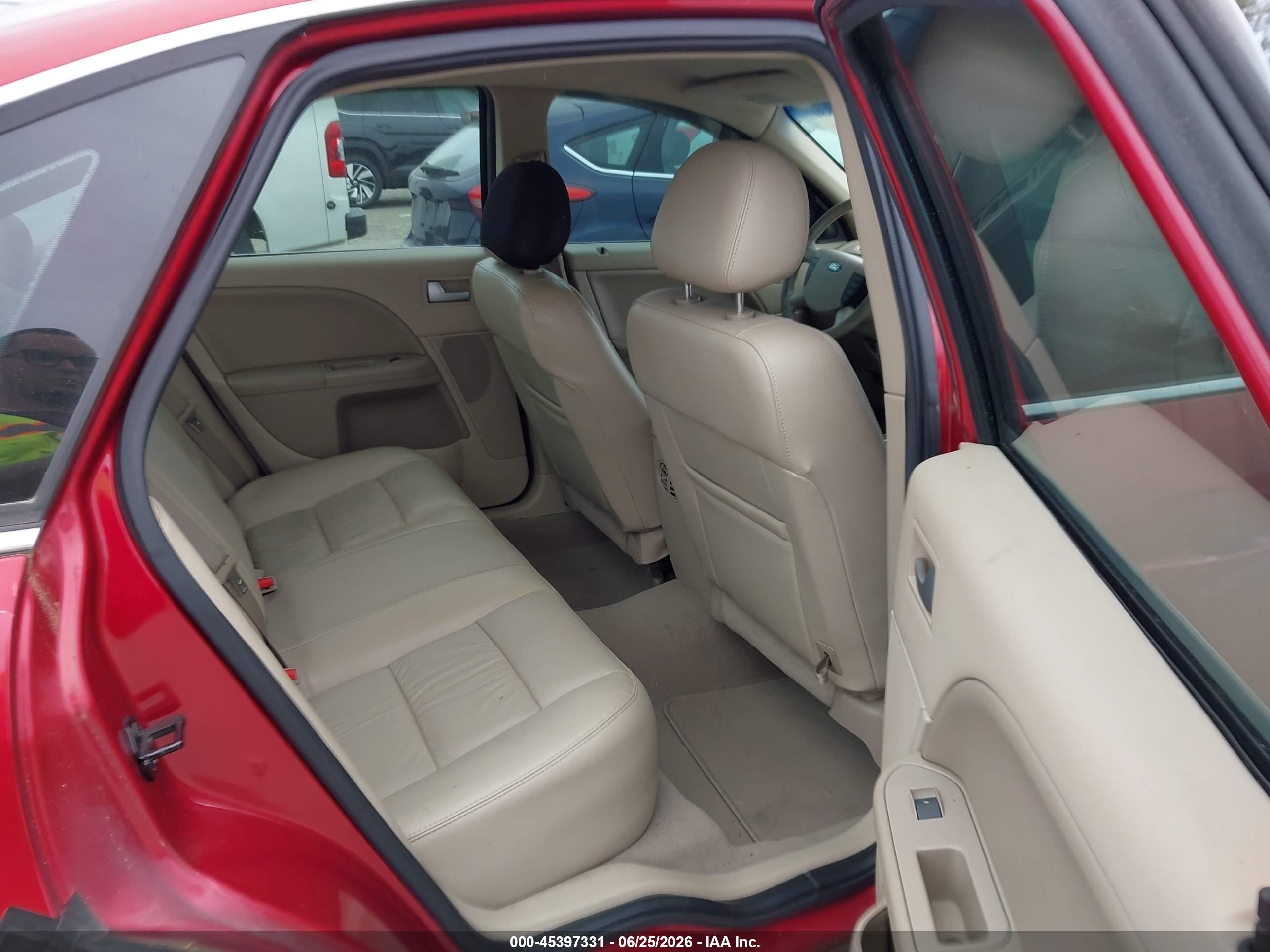 2006 Ford Five Hundred Sel Red vin: 1FAFP24136G183369