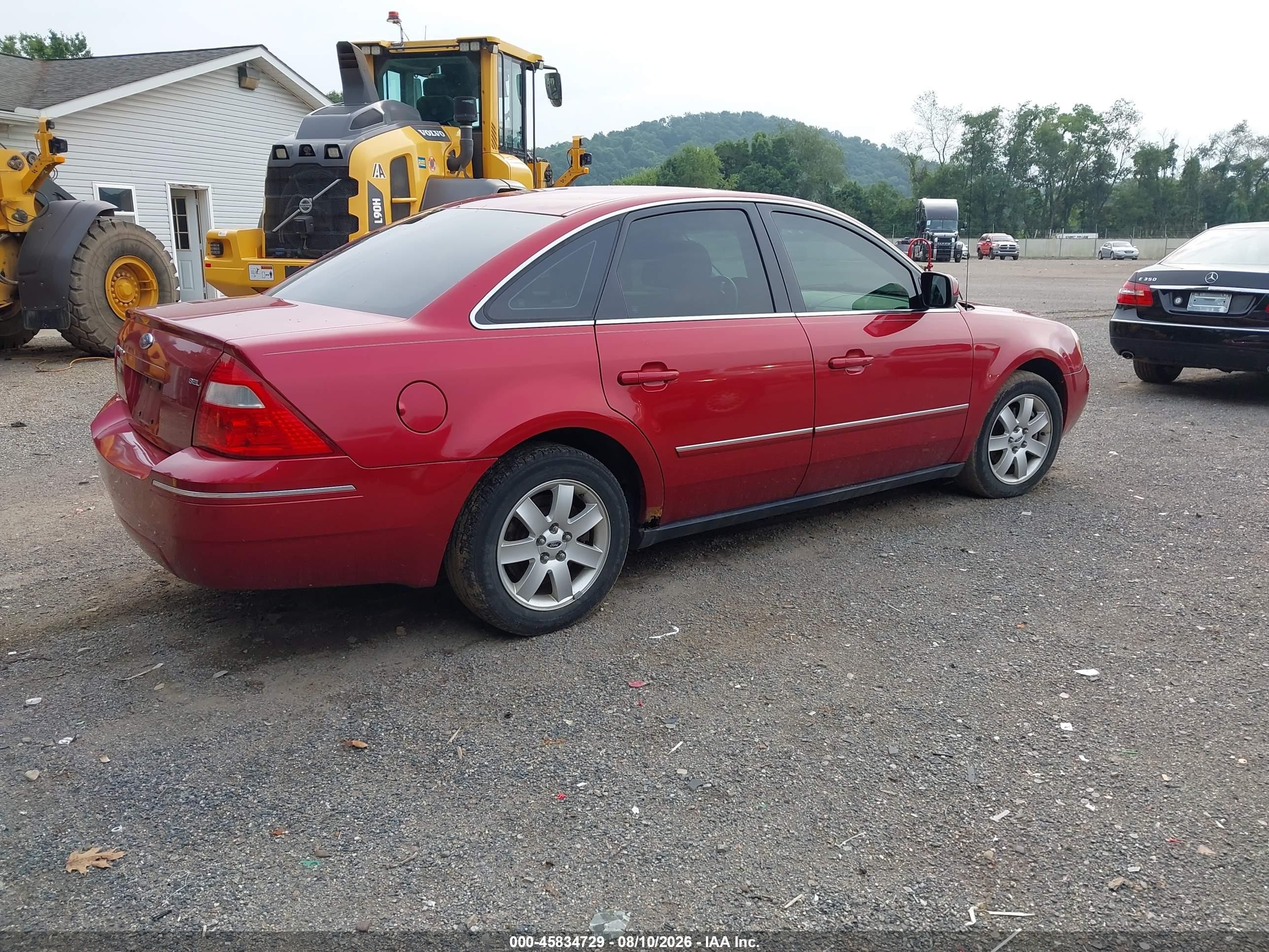 2005 Ford Five Hundred Sel Red vin: 1FAFP24145G146524
