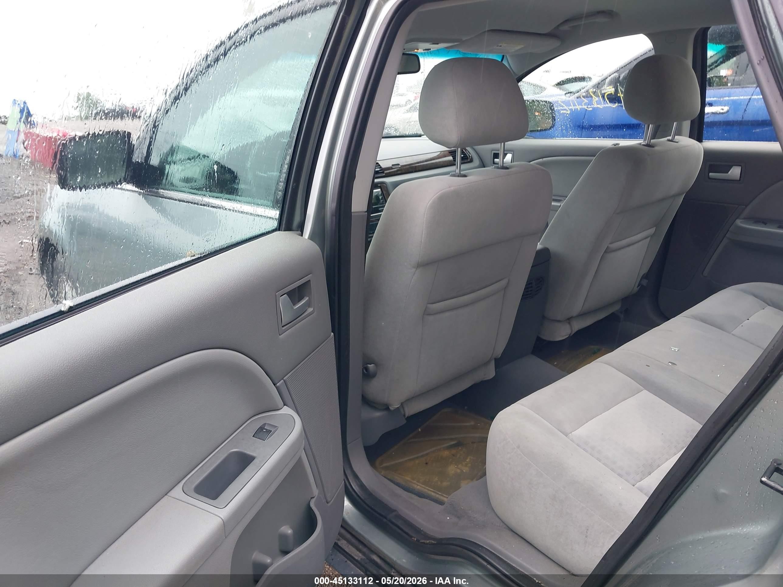 2006 Ford Five Hundred Sel Light Blue vin: 1FAFP24146G119521
