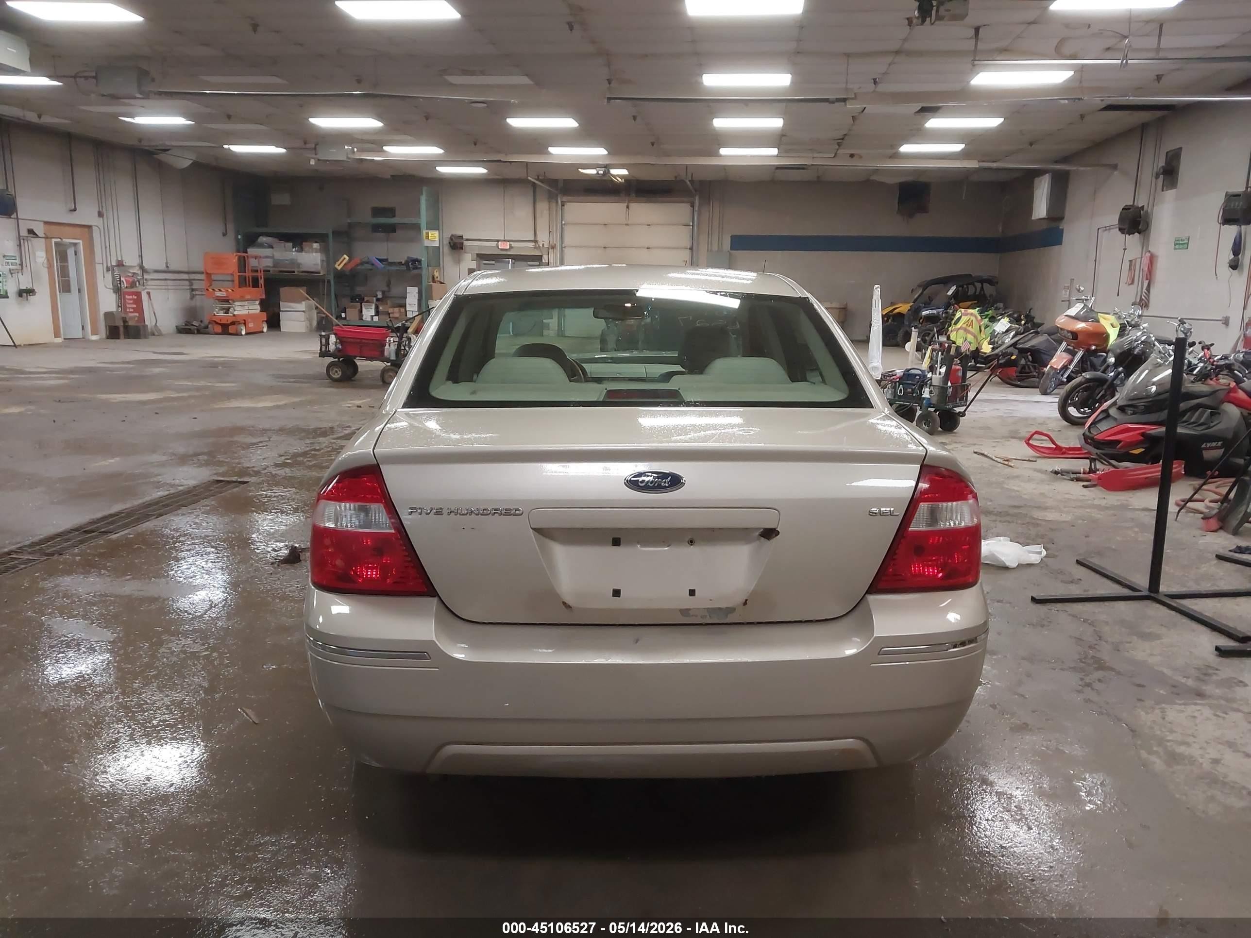2006 Ford Five Hundred Sel Gold vin: 1FAFP24146G142880