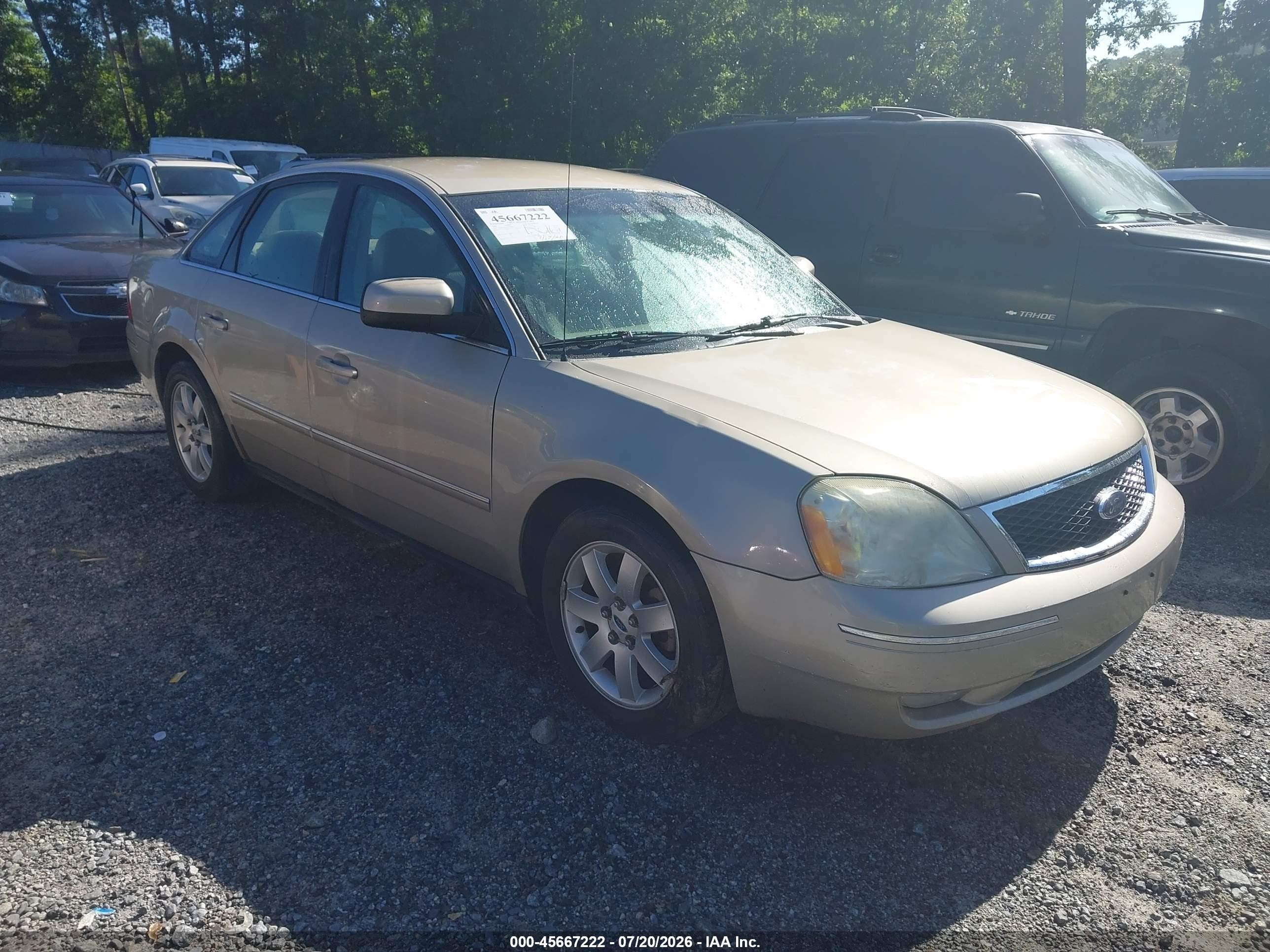 2006 Ford Five Hundred Sel Gold vin: 1FAFP24156G153967