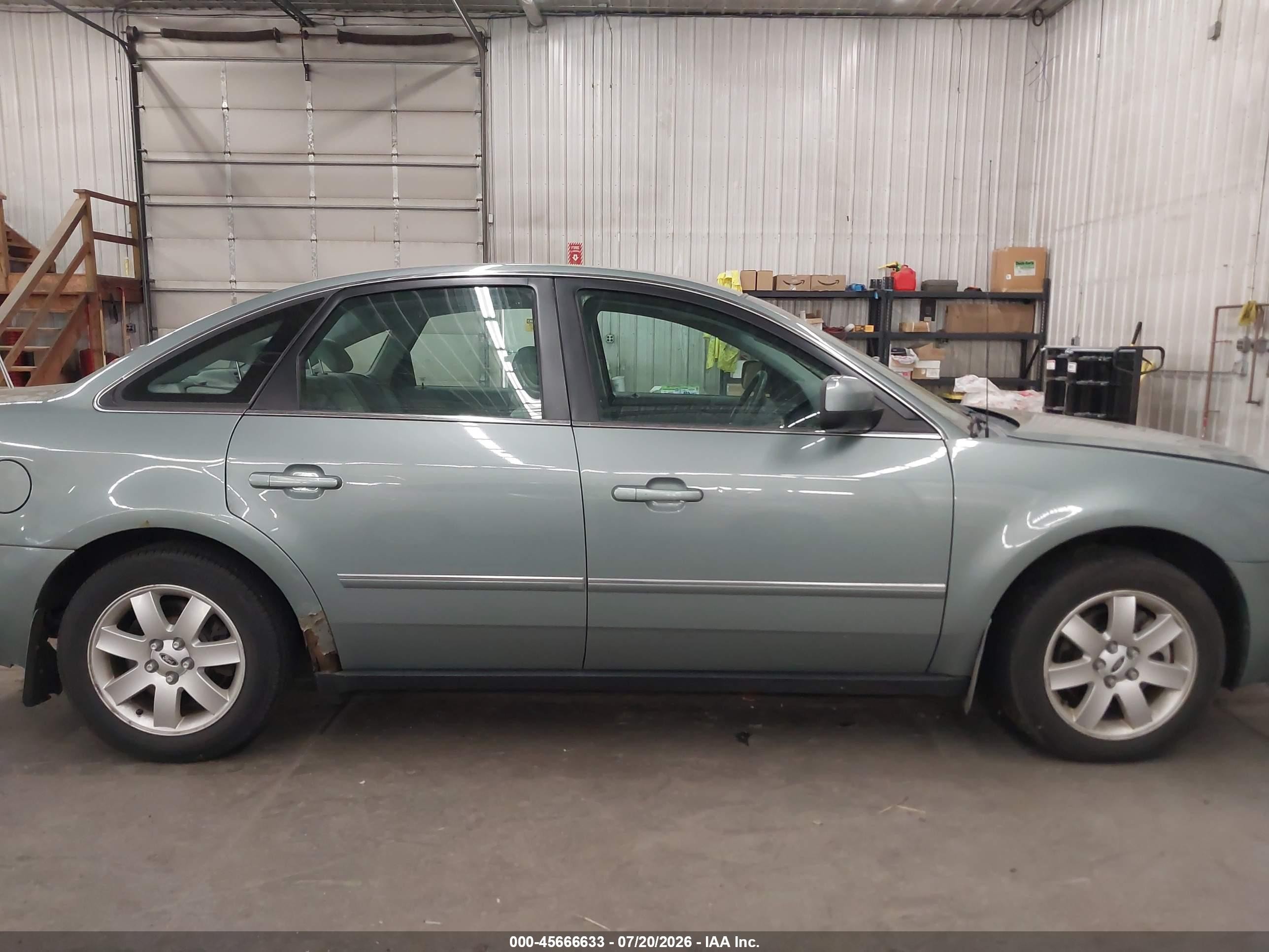 2005 Ford Five Hundred Sel Green vin: 1FAFP24165G182845