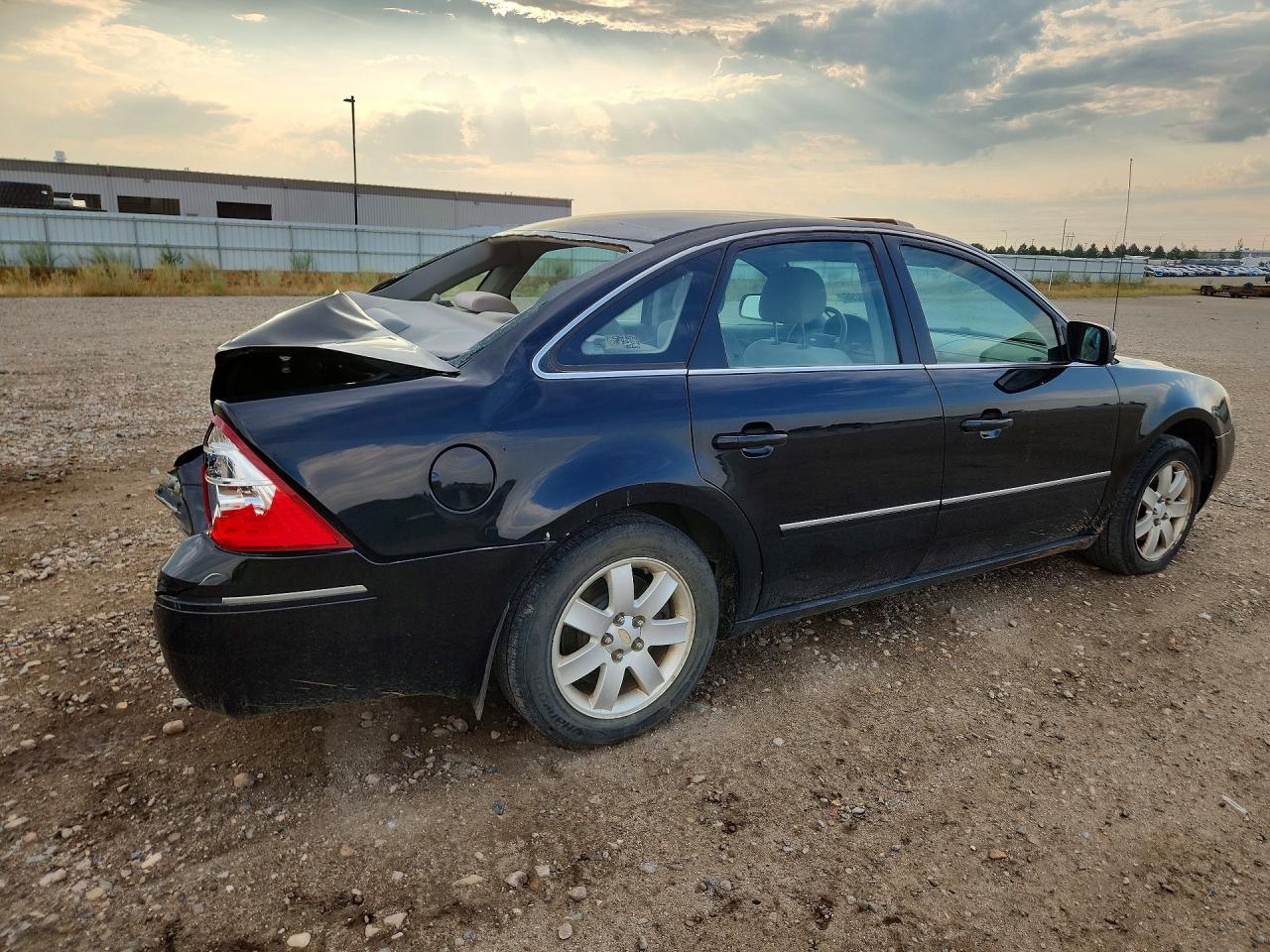2005 Ford Five Hundred Sel Черный vin: 1FAFP24165G184255