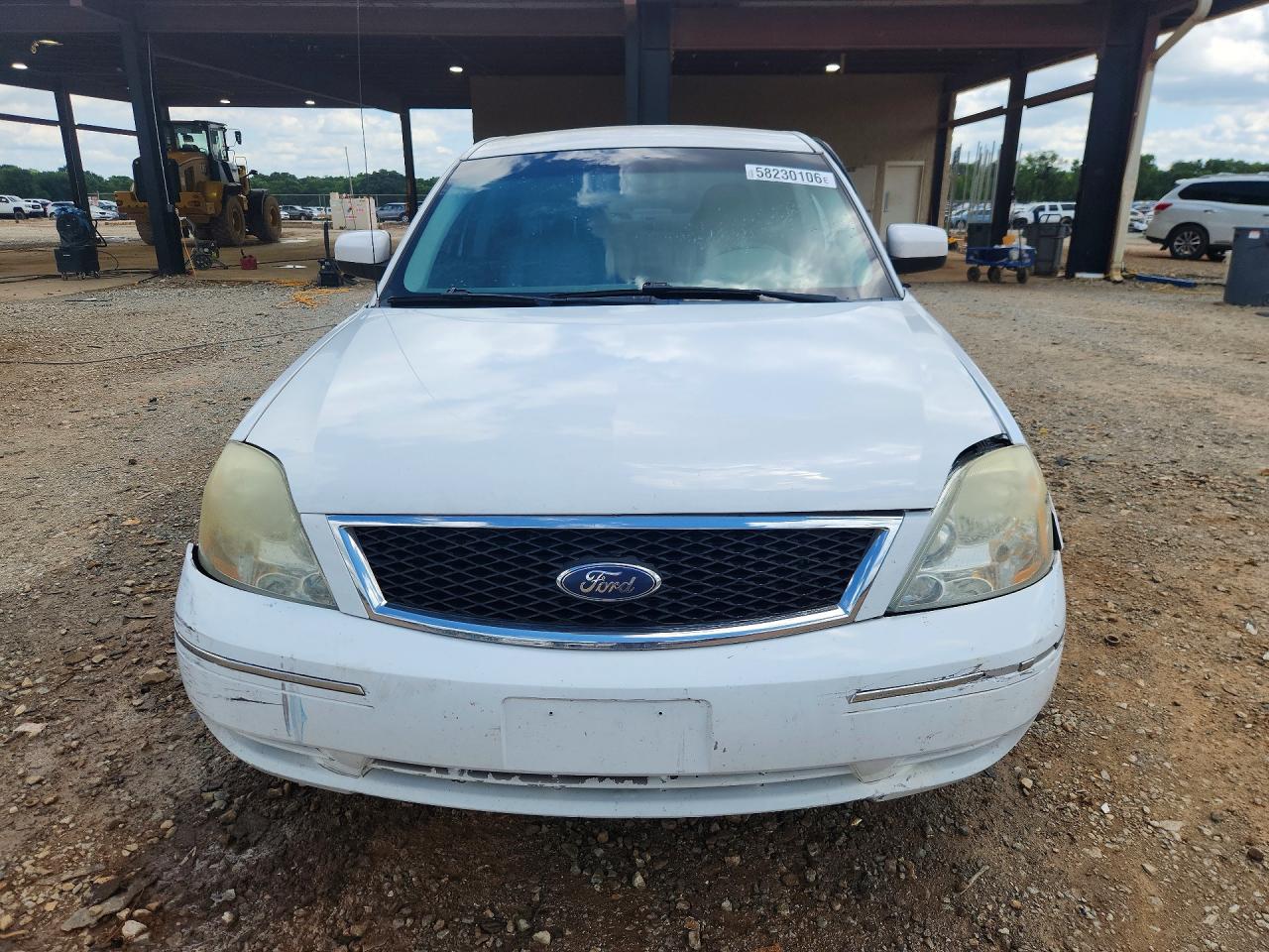 2006 Ford Five Hundred Sel White vin: 1FAFP24166G160376
