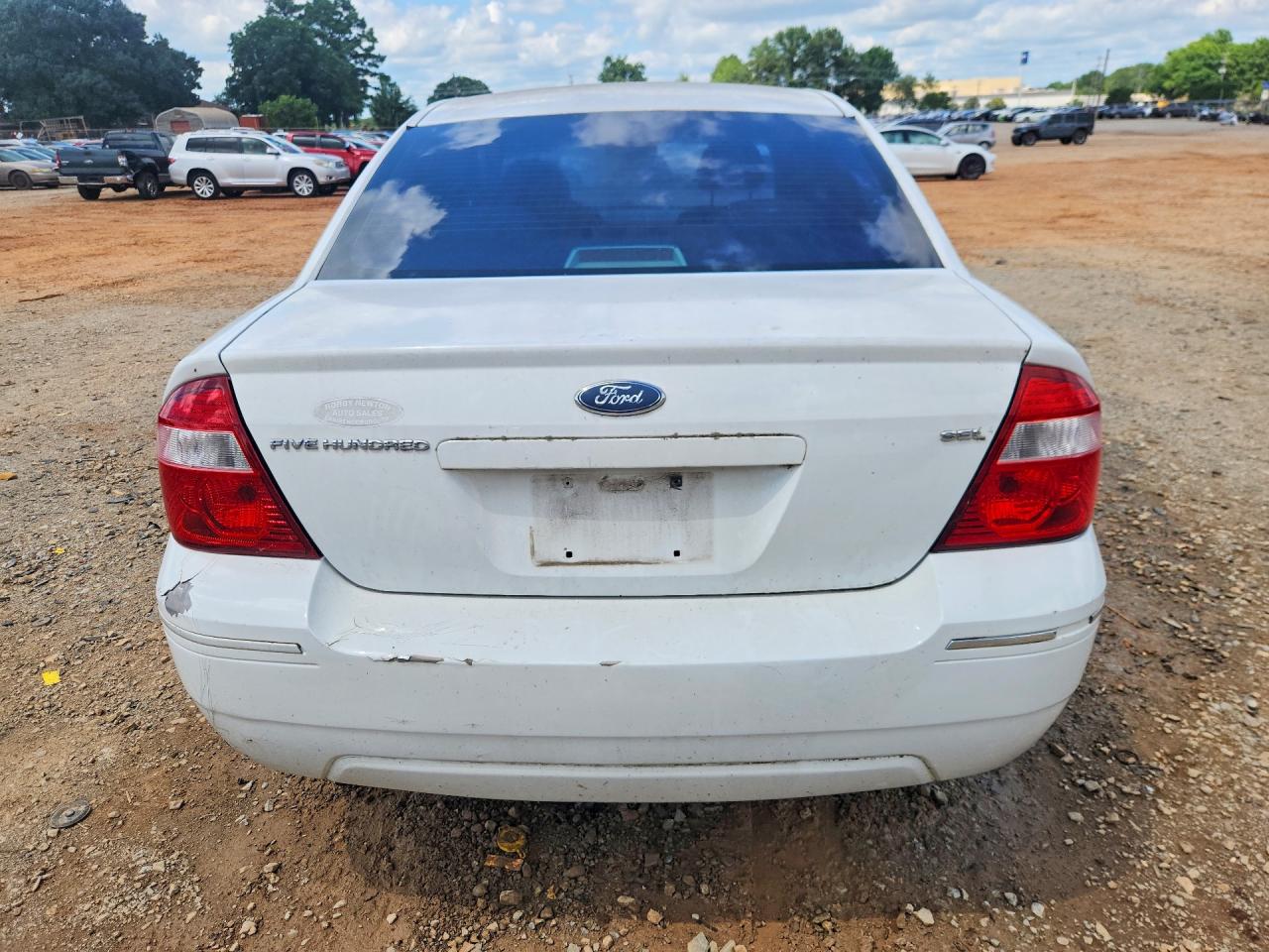 2006 Ford Five Hundred Sel White vin: 1FAFP24166G160376