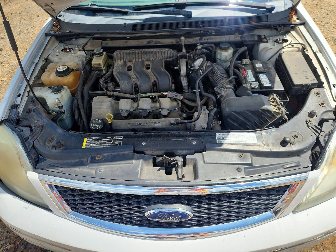 2006 Ford Five Hundred Sel White vin: 1FAFP24166G160376