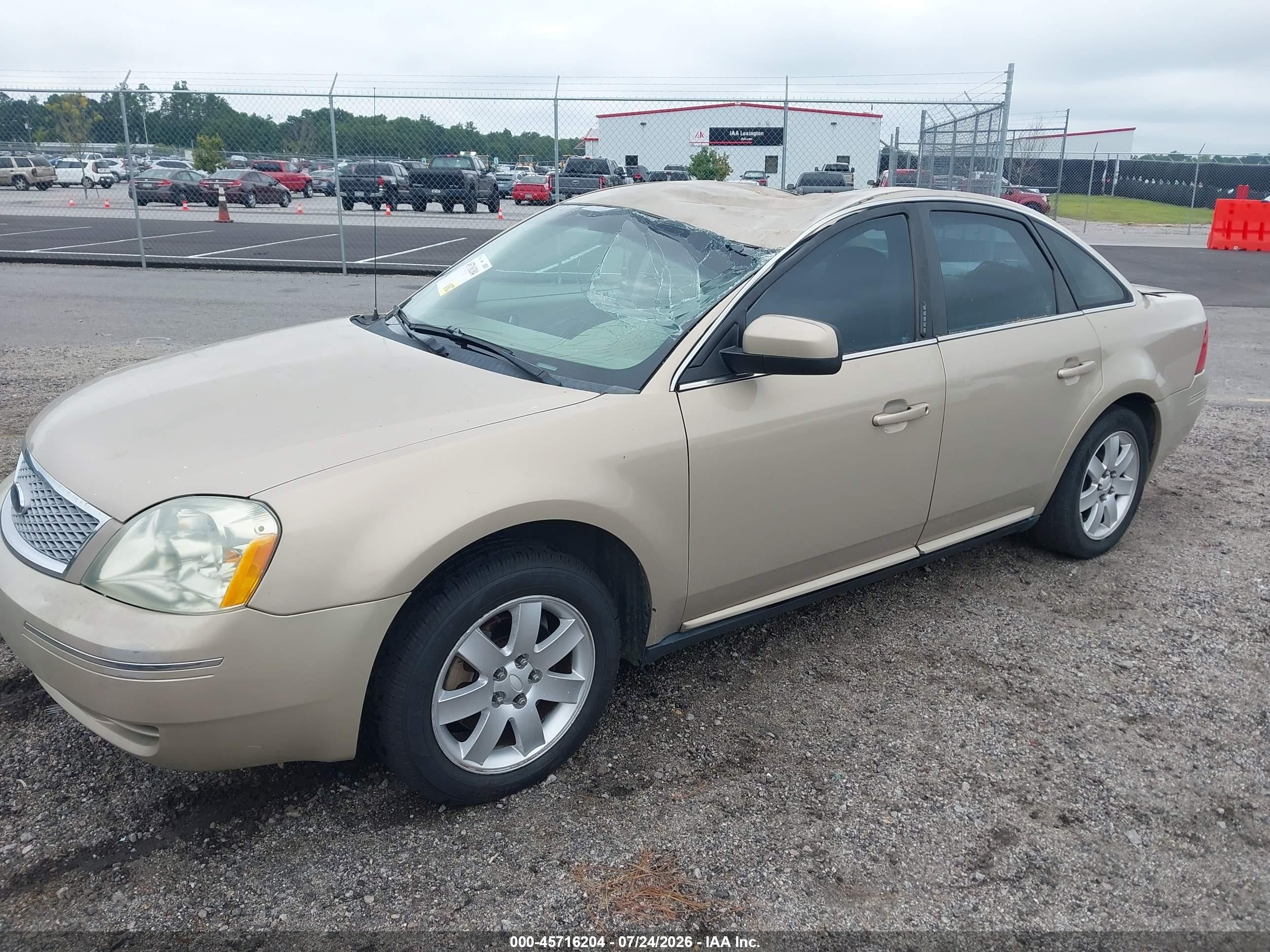 2007 Ford Five Hundred Sel Tan vin: 1FAFP24167G123393