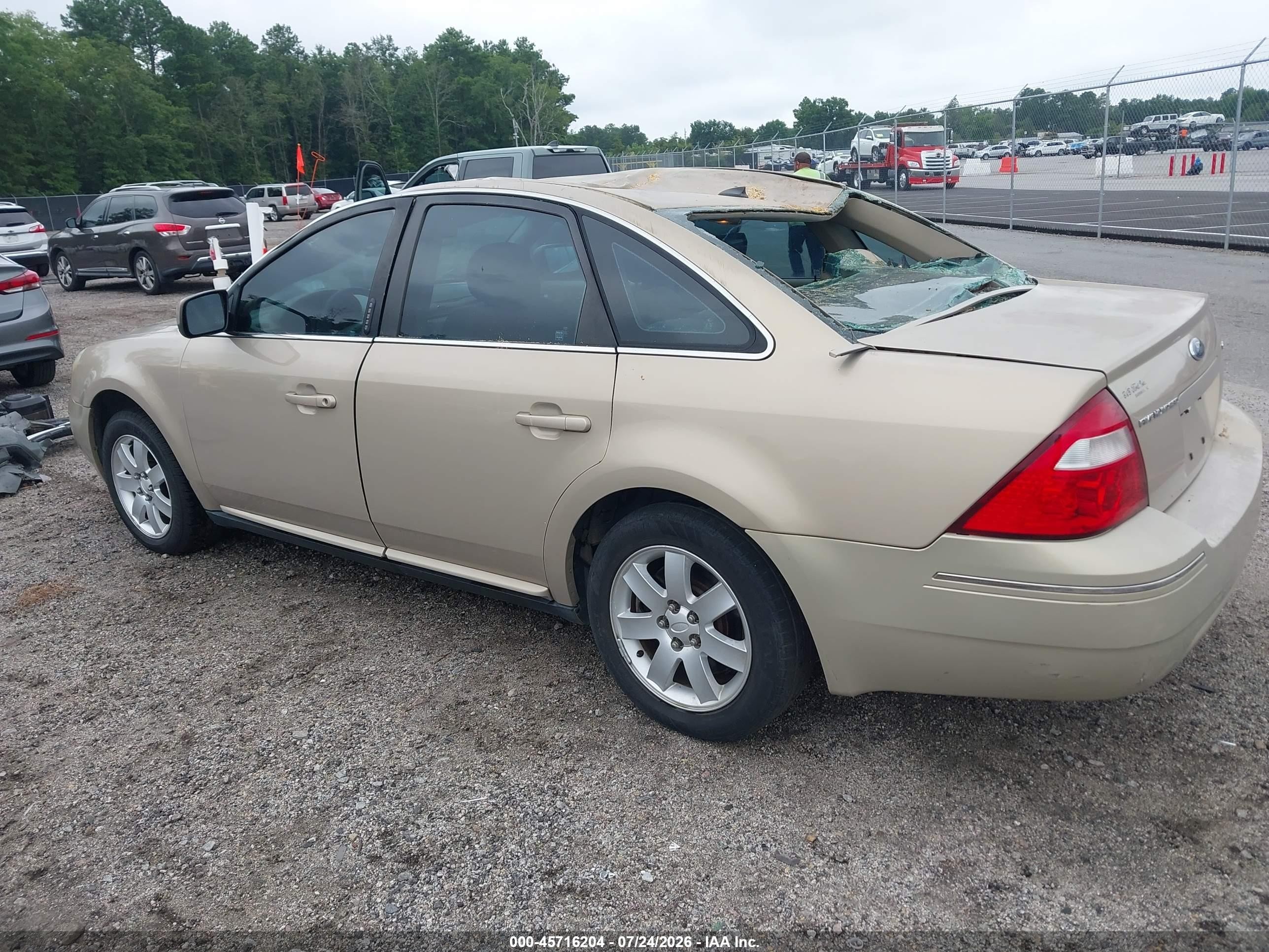 2007 Ford Five Hundred Sel Tan vin: 1FAFP24167G123393