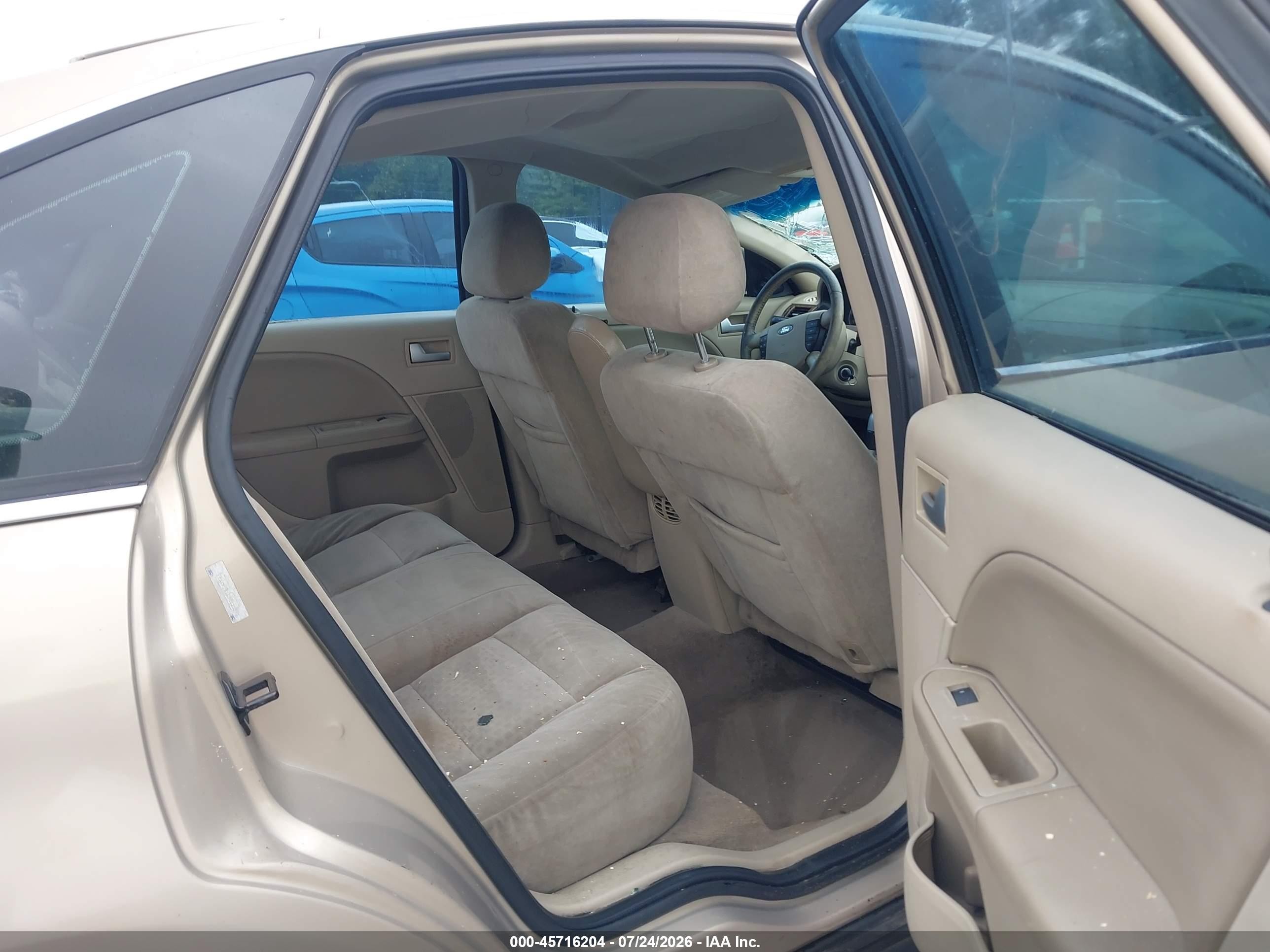 2007 Ford Five Hundred Sel Tan vin: 1FAFP24167G123393