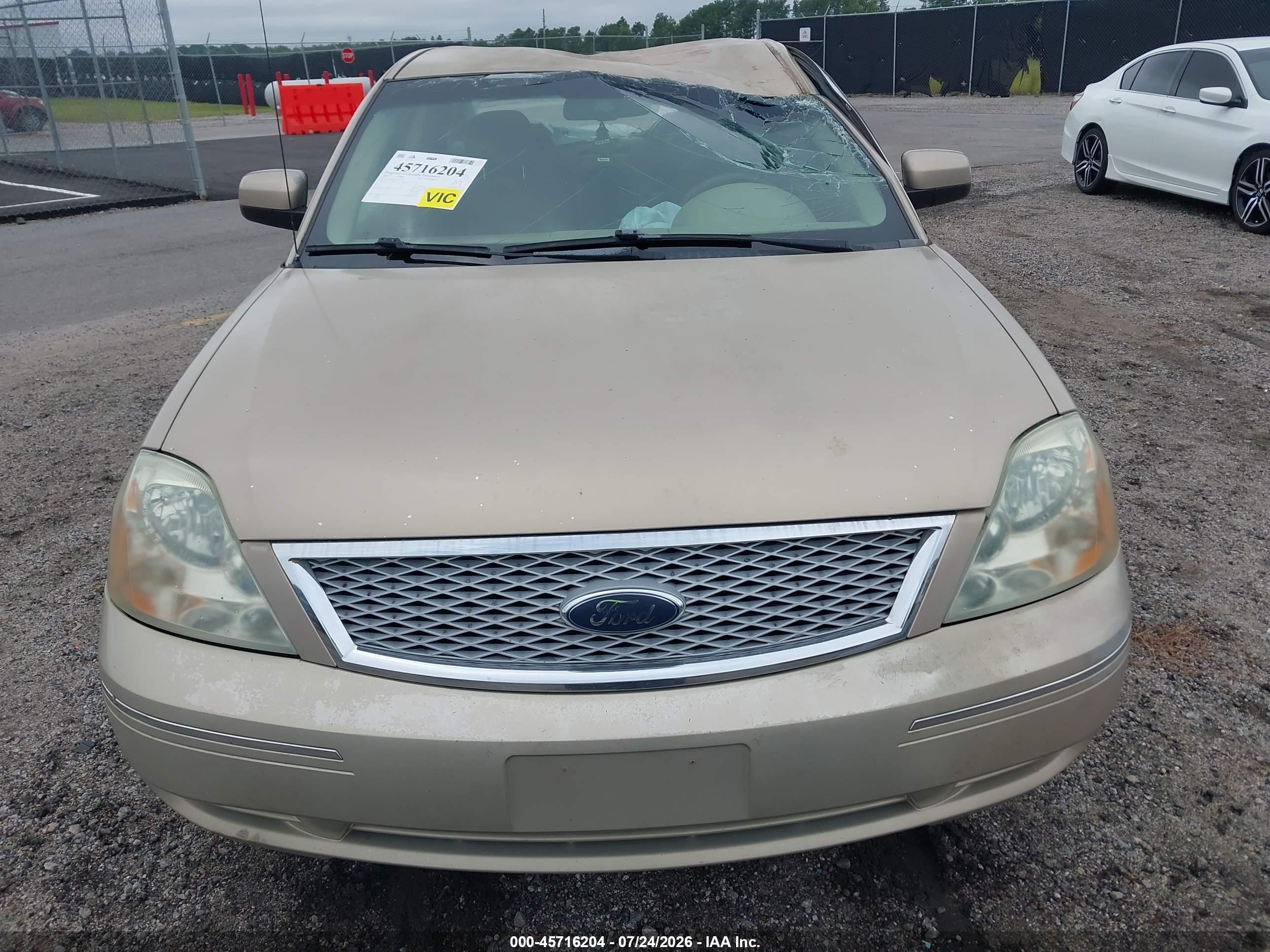 2007 Ford Five Hundred Sel Tan vin: 1FAFP24167G123393