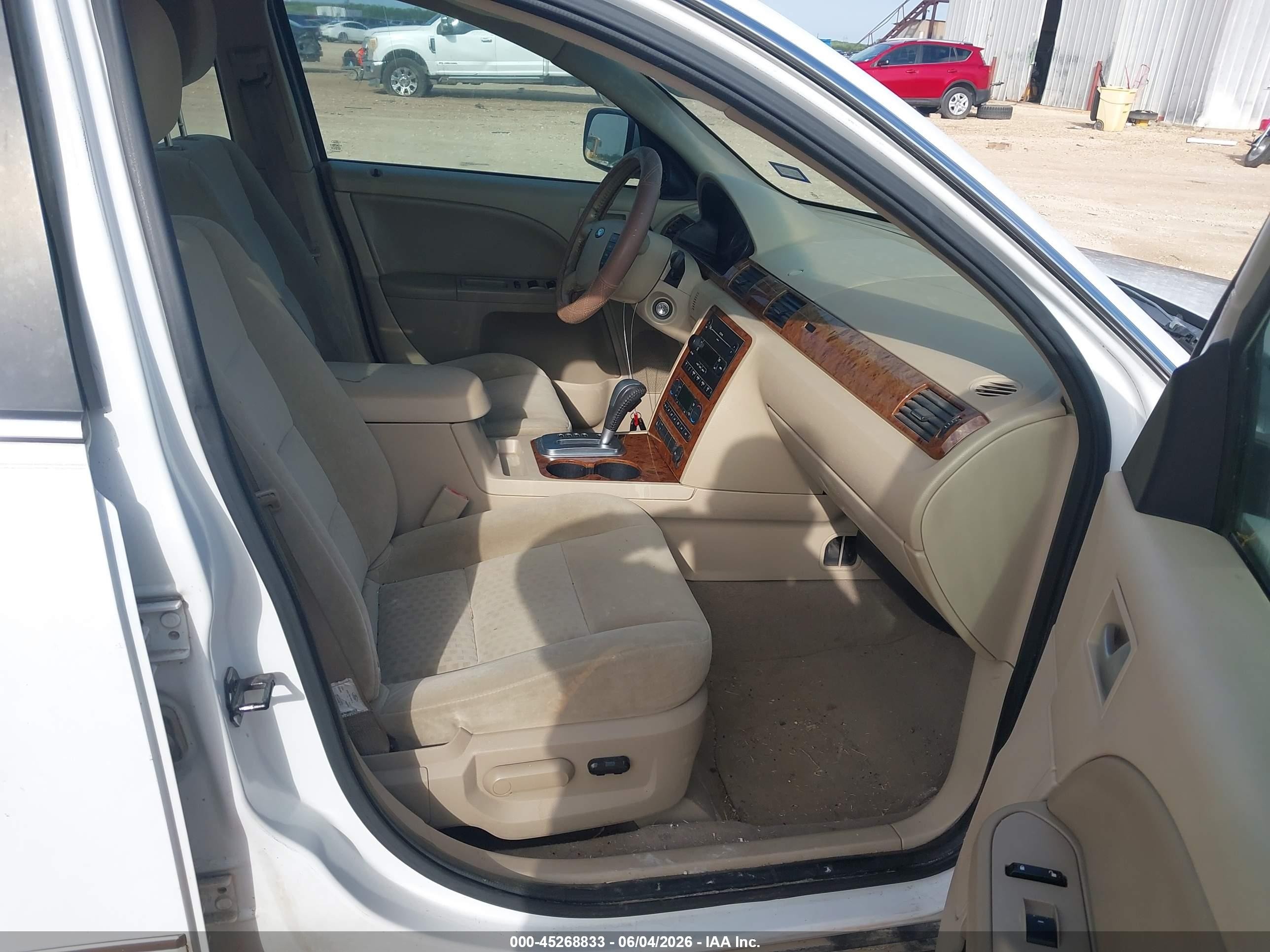 2006 Ford Five Hundred Sel White vin: 1FAFP24176G110344