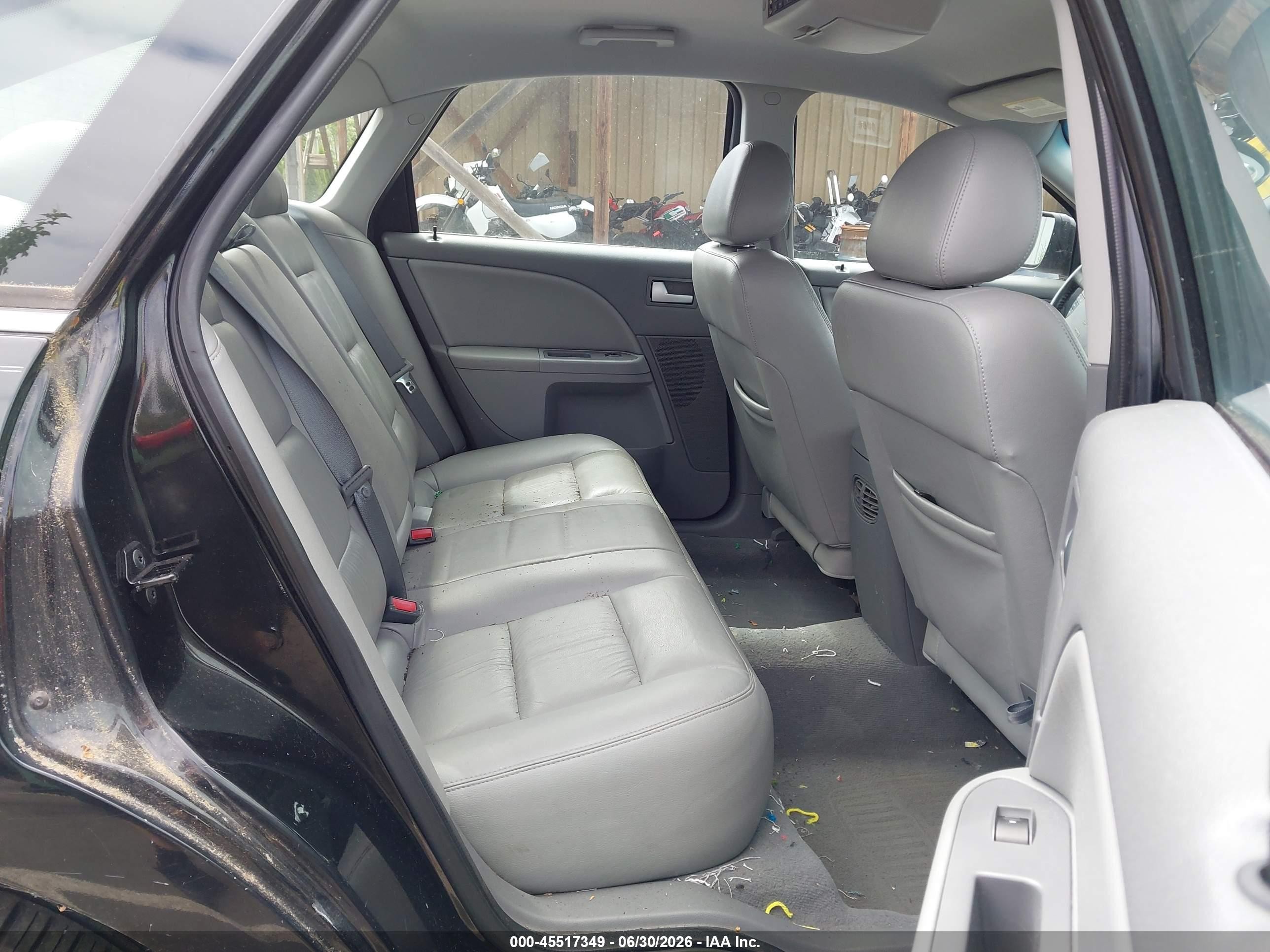 2006 Ford Five Hundred Sel Black vin: 1FAFP24176G111459