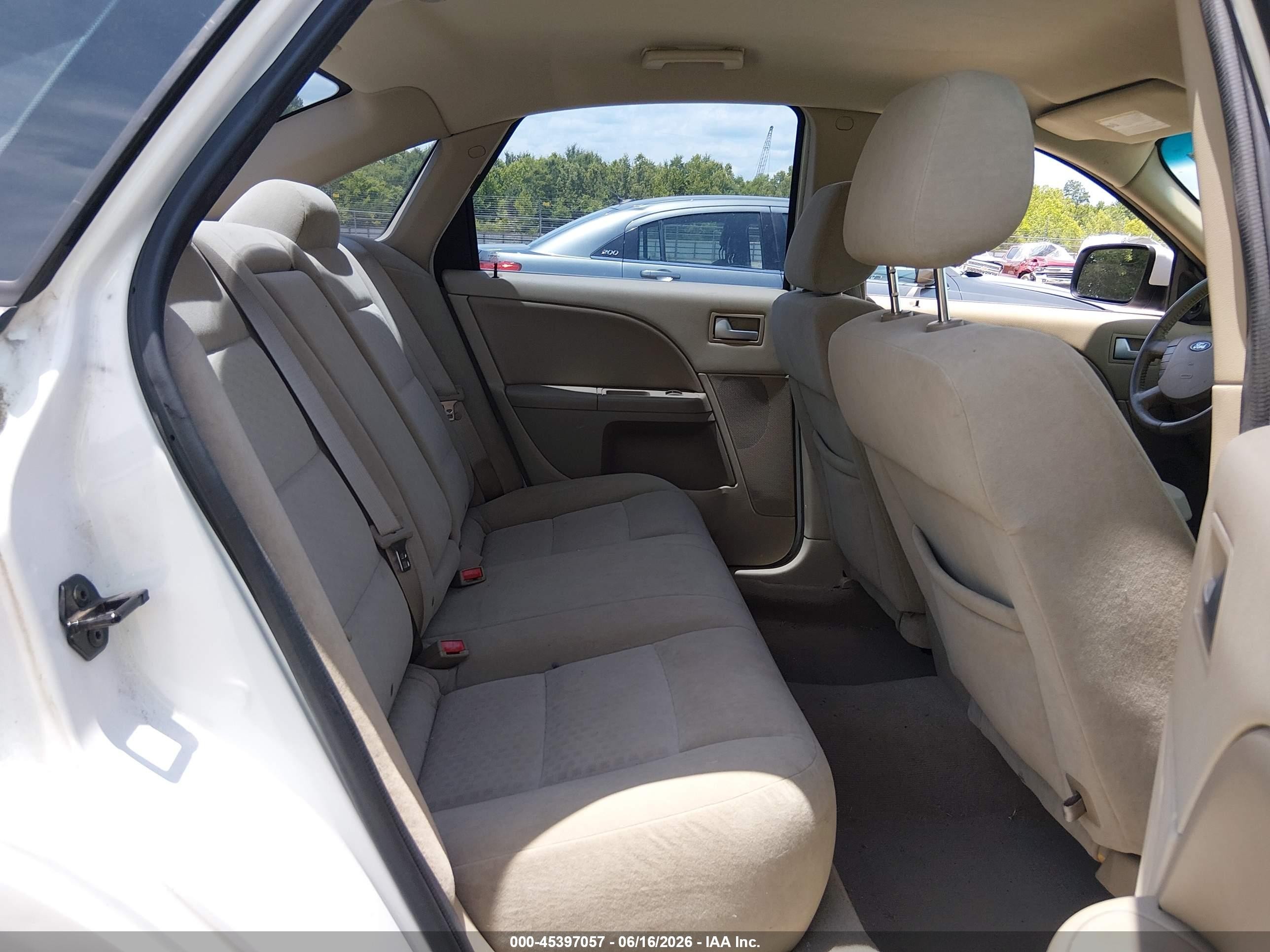 2006 Ford Five Hundred Sel White vin: 1FAFP24176G147233