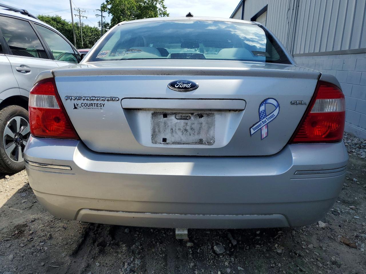 2007 Ford Five Hundred Sel Silver vin: 1FAFP24177G103492