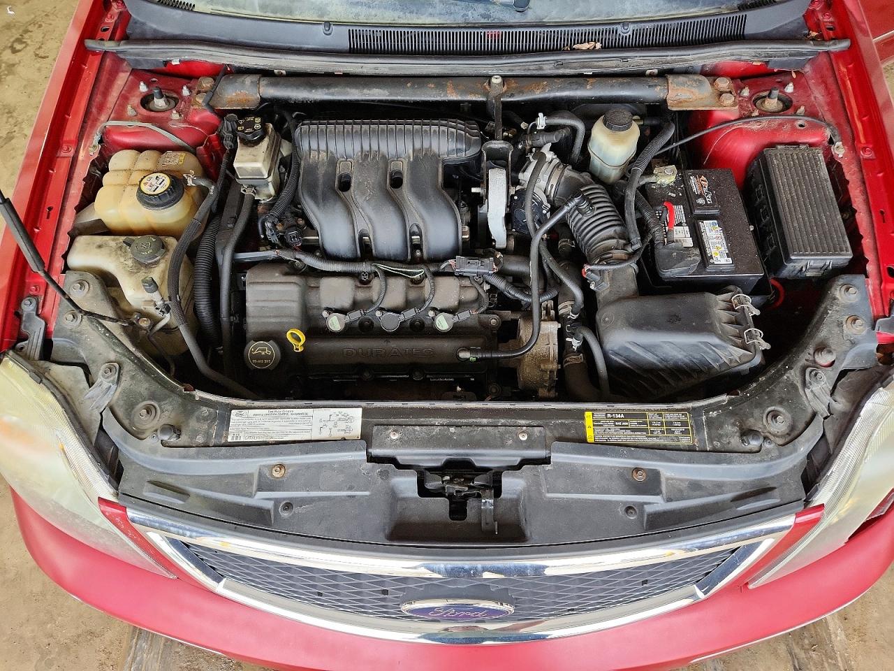 2005 Ford Five Hundred Sel Red vin: 1FAFP24185G113249
