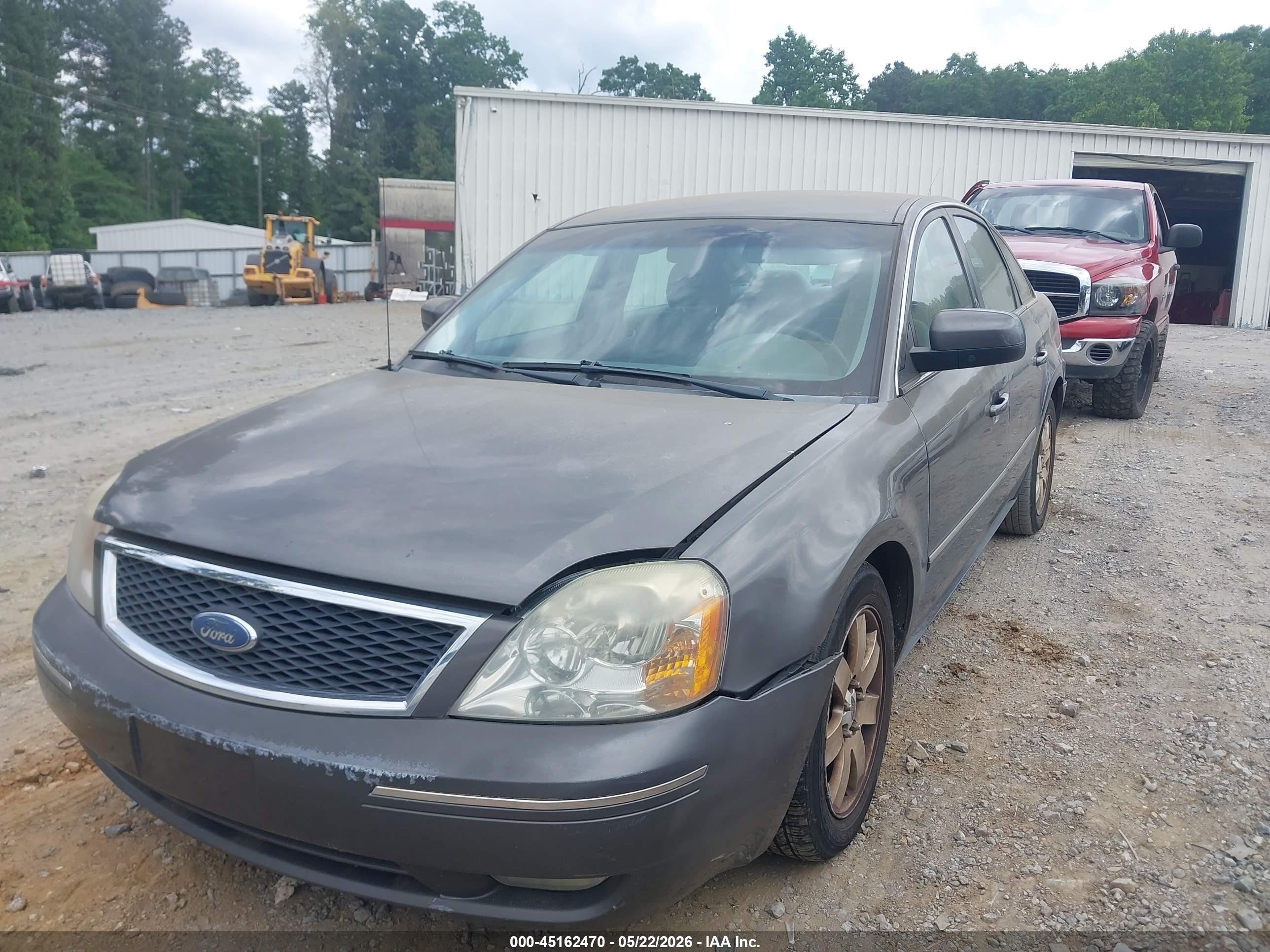 2006 Ford Five Hundred Sel Gray vin: 1FAFP24186G110336