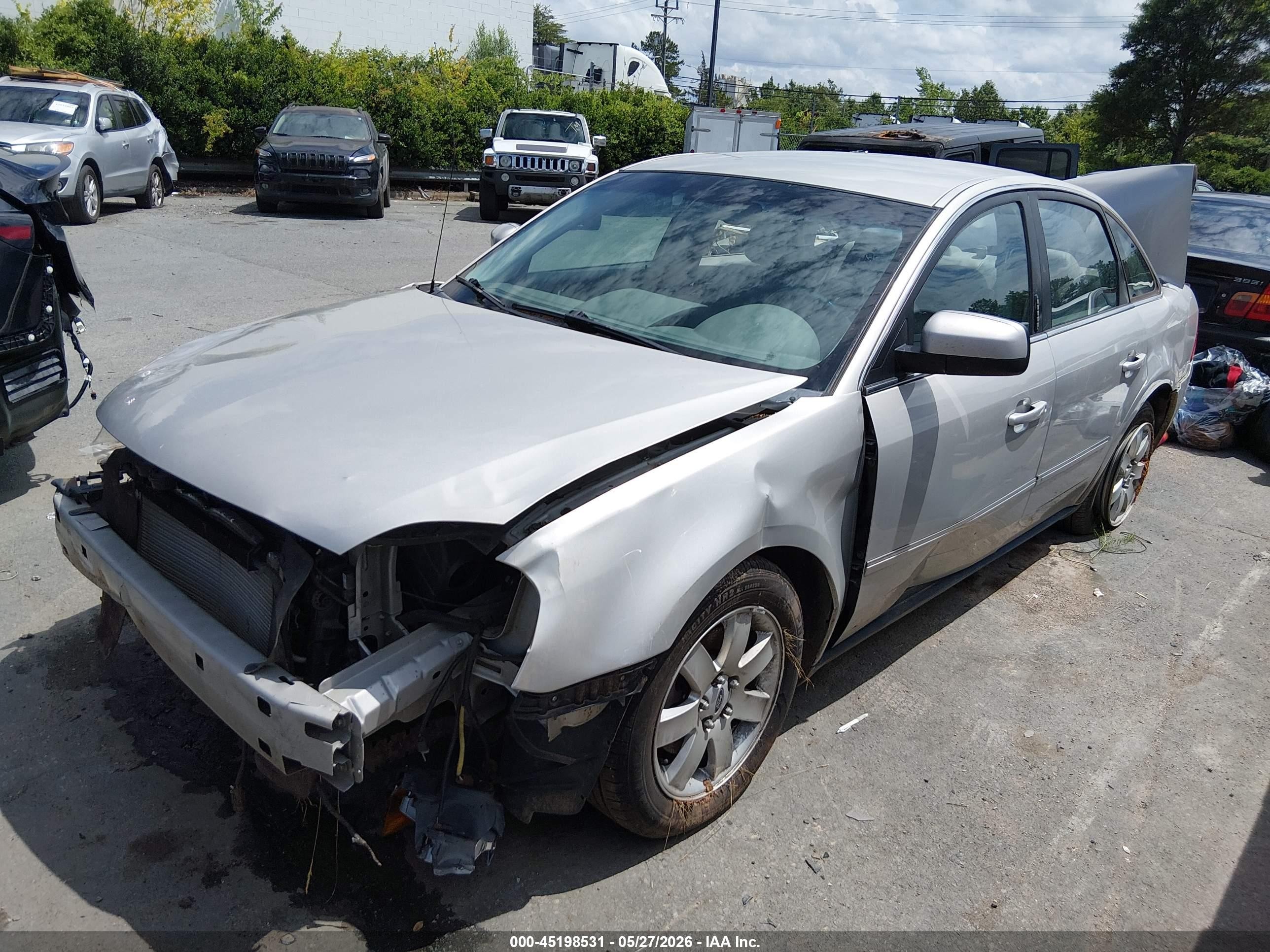 2006 Ford Five Hundred Sel Silver vin: 1FAFP24186G140629