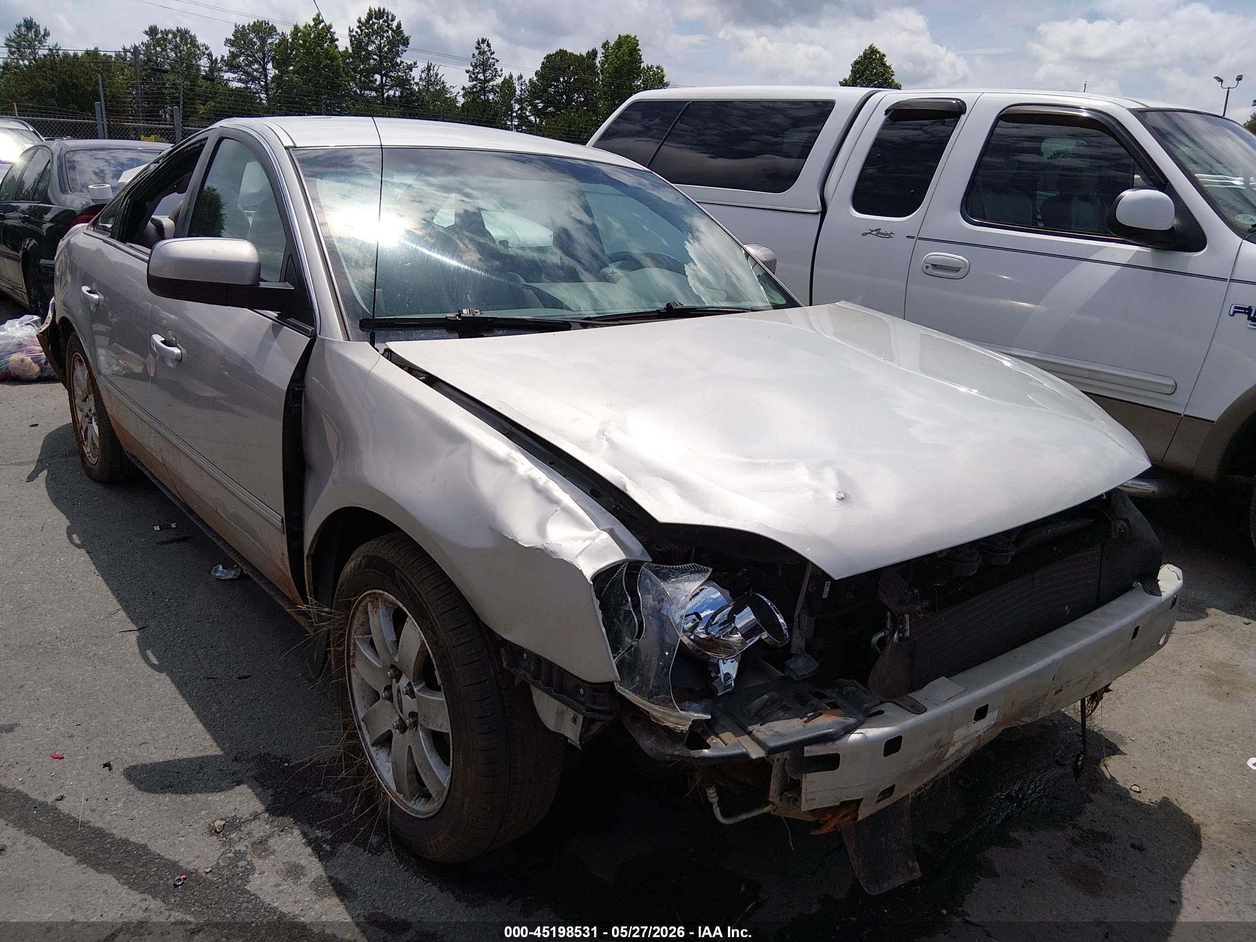 2006 Ford Five Hundred Sel Silver vin: 1FAFP24186G140629