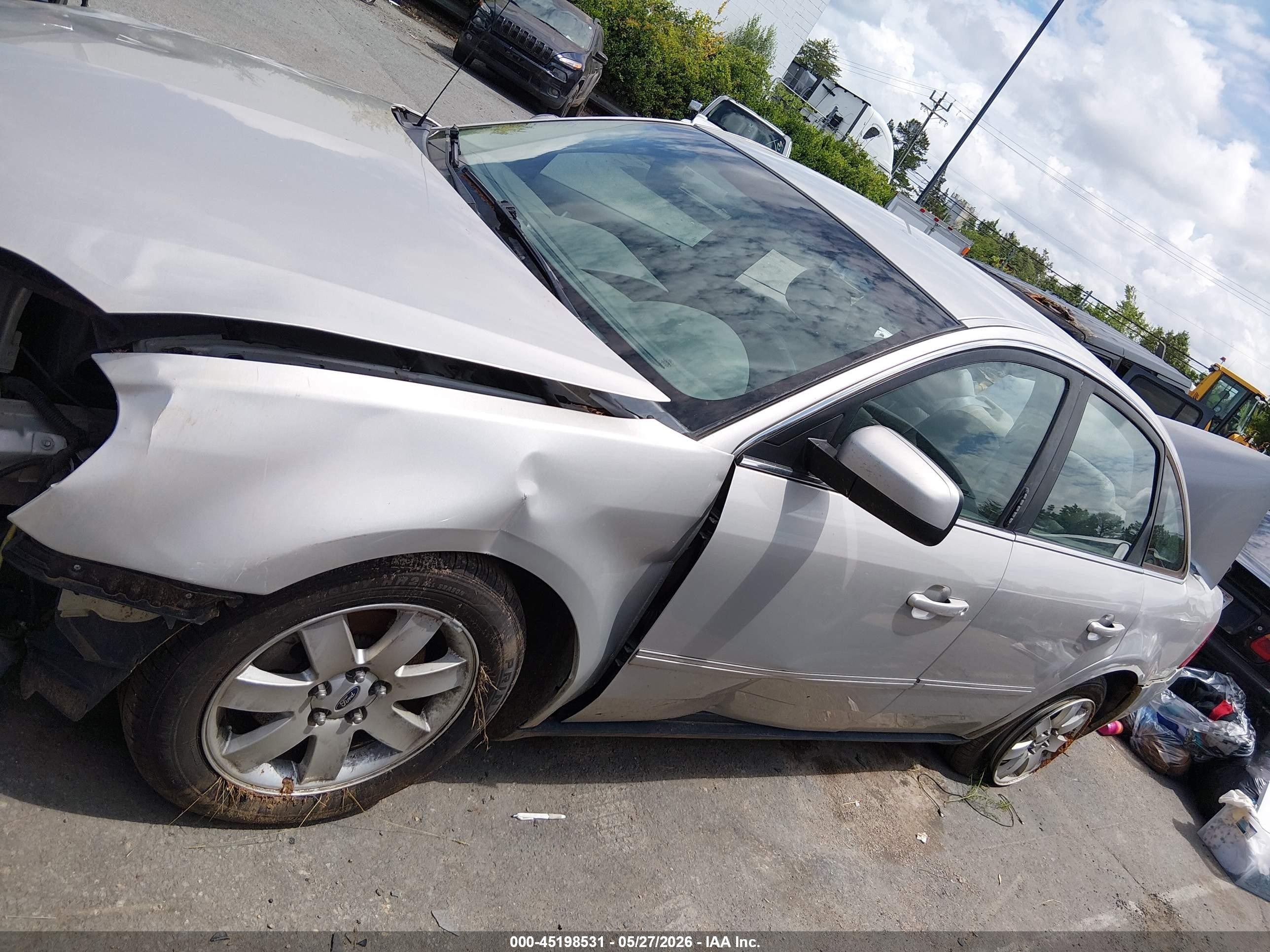 2006 Ford Five Hundred Sel Silver vin: 1FAFP24186G140629