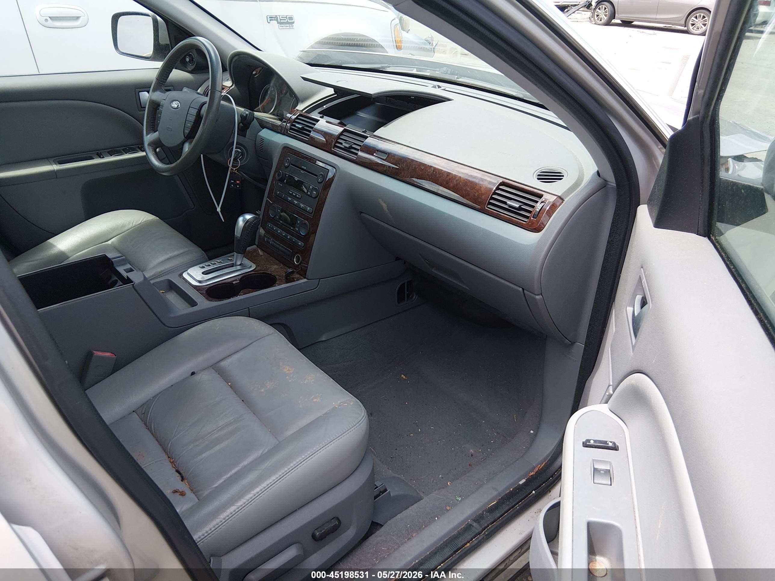2006 Ford Five Hundred Sel Silver vin: 1FAFP24186G140629