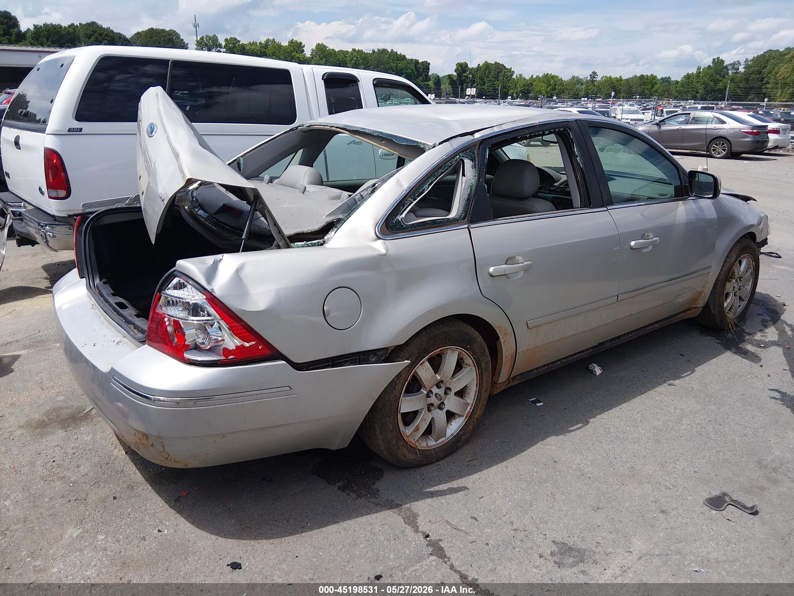 2006 Ford Five Hundred Sel Silver vin: 1FAFP24186G140629