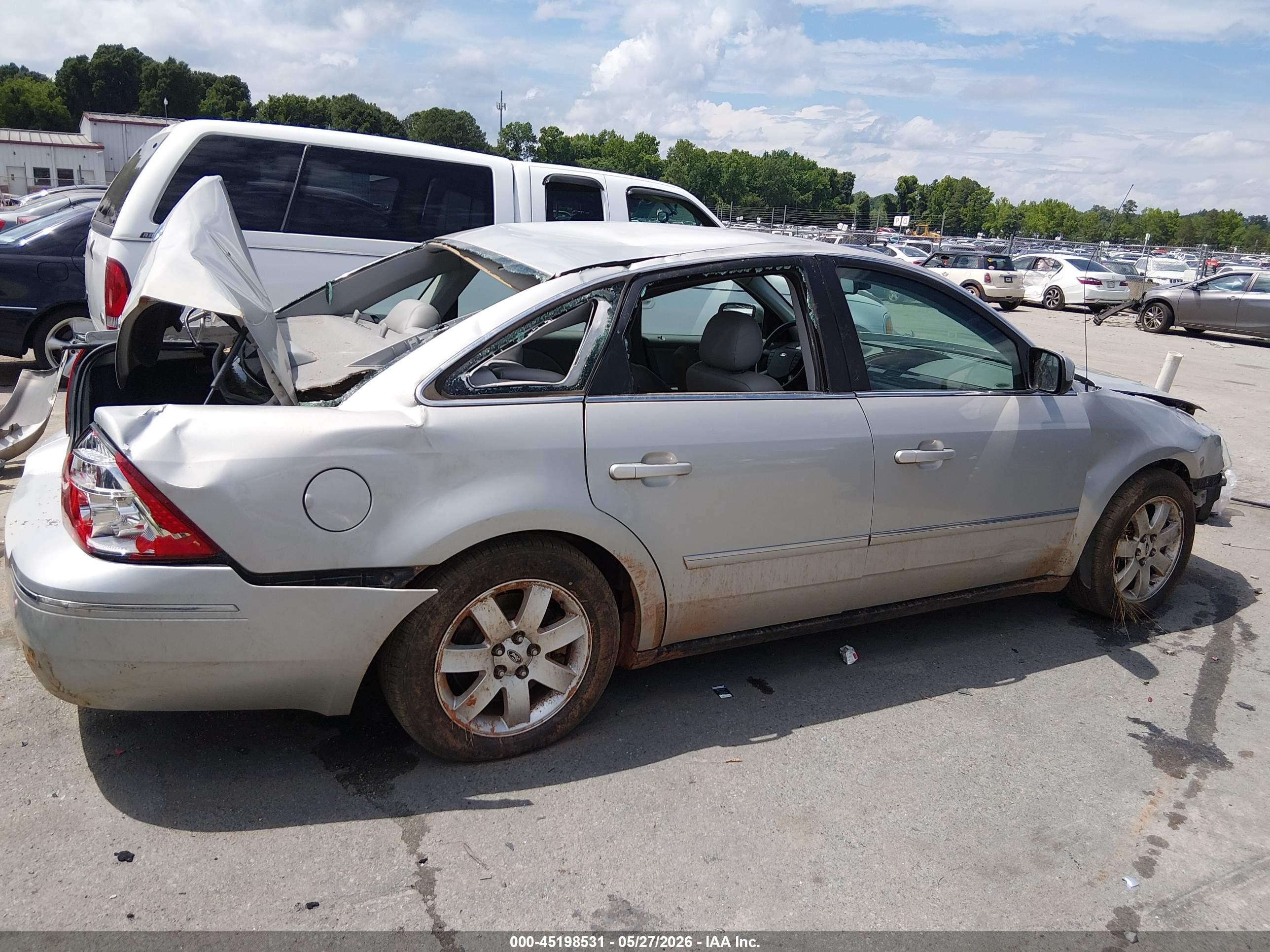 2006 Ford Five Hundred Sel Silver vin: 1FAFP24186G140629