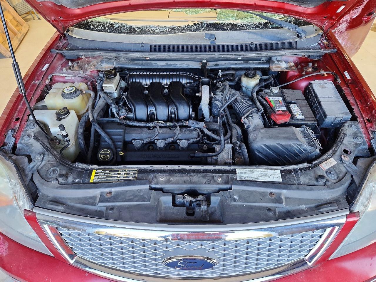2007 Ford Five Hundred Sel Burgundy vin: 1FAFP24187G102805