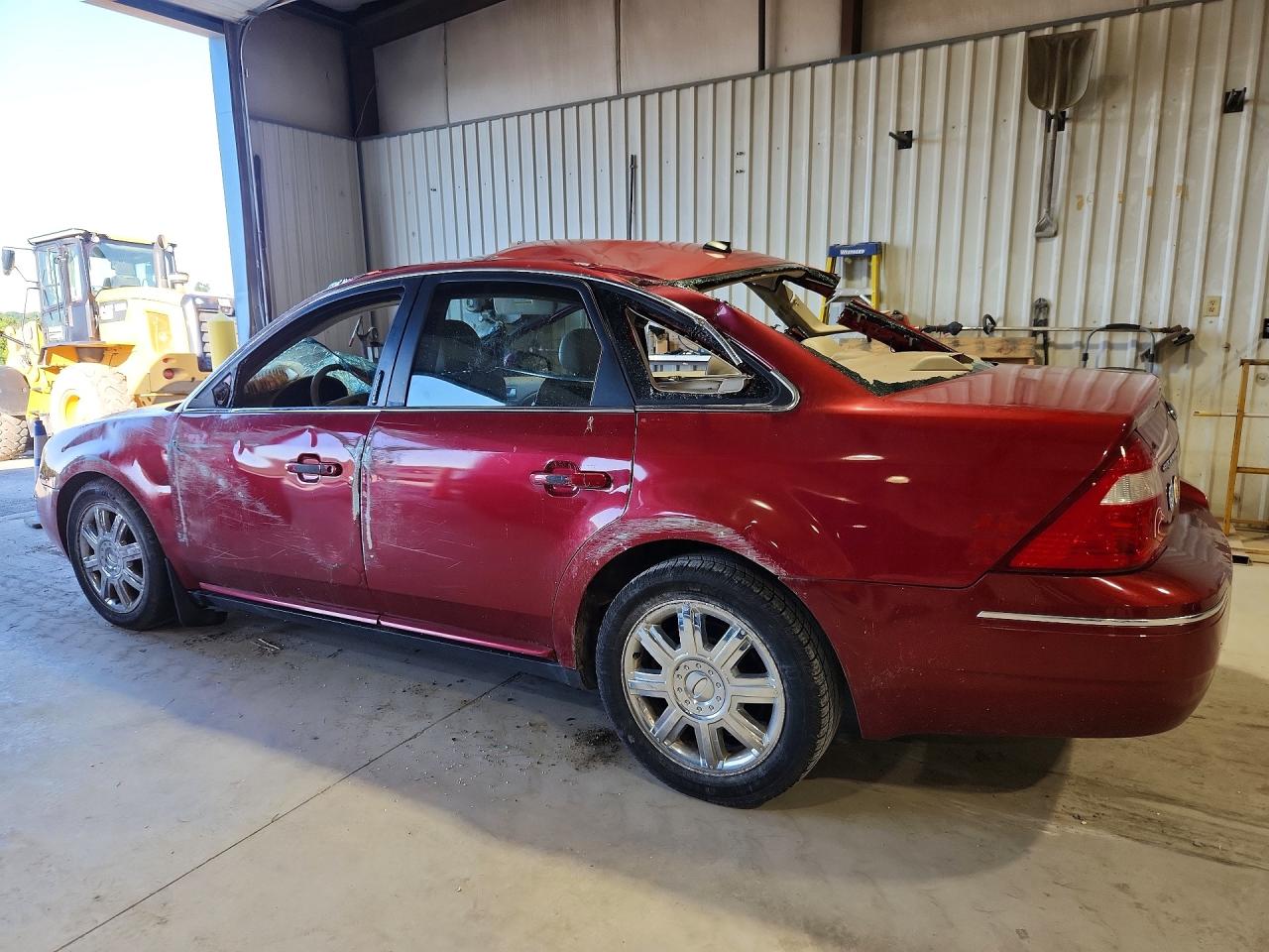 2007 Ford Five Hundred Sel Burgundy vin: 1FAFP24187G102805