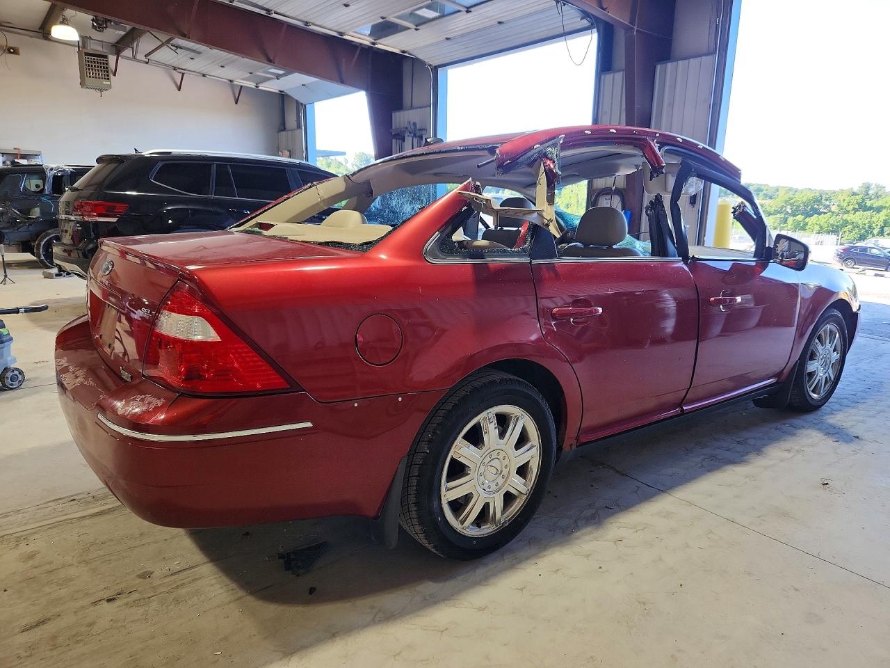 2007 Ford Five Hundred Sel Burgundy vin: 1FAFP24187G102805