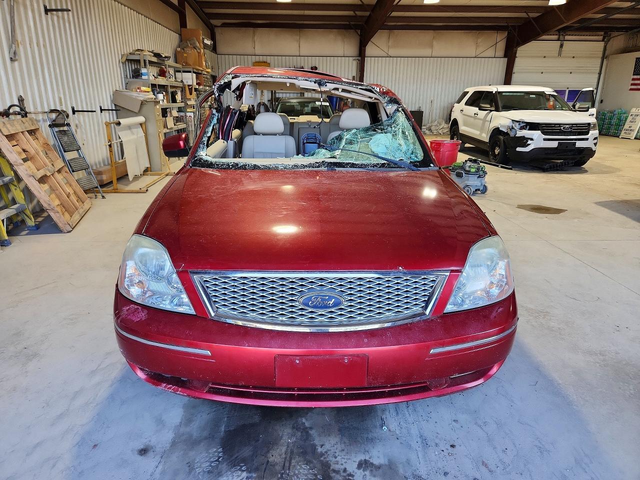 2007 Ford Five Hundred Sel Burgundy vin: 1FAFP24187G102805