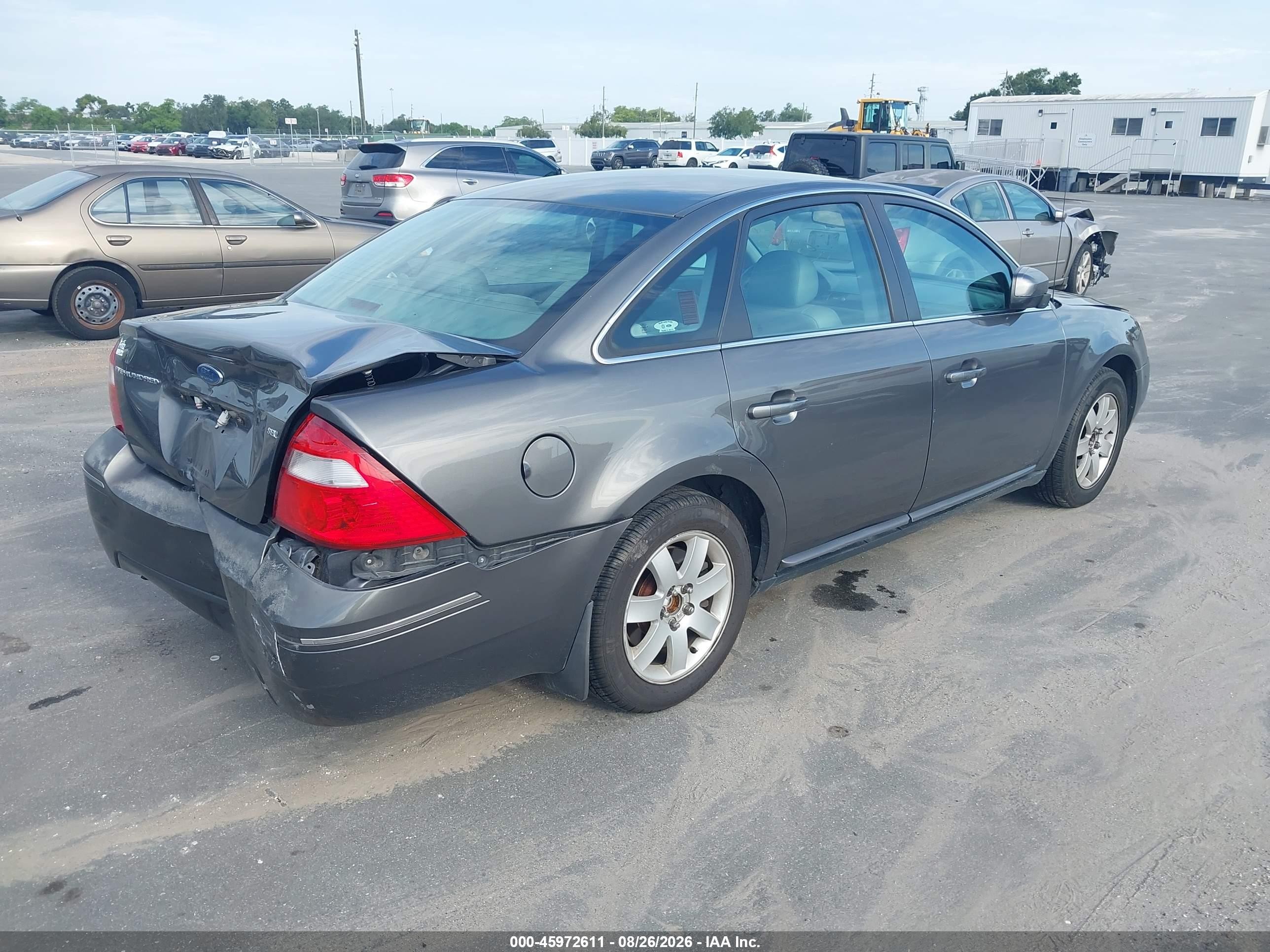 2006 Ford Five Hundred Sel Gray vin: 1FAFP24196G179052